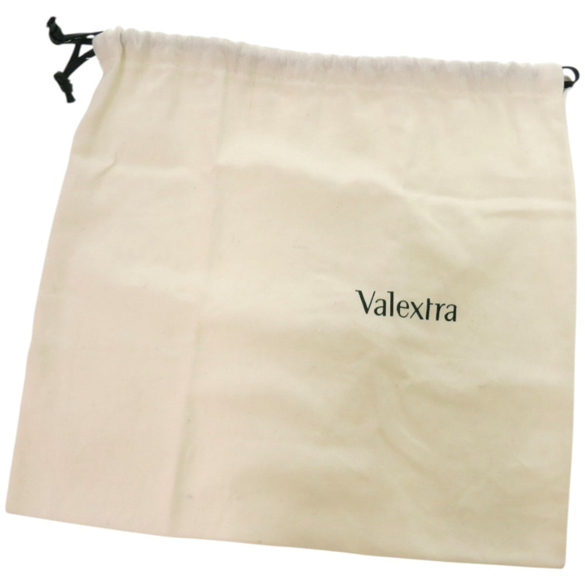 Valextra Black White Leather Shoulder Bag (Pre-Owned)