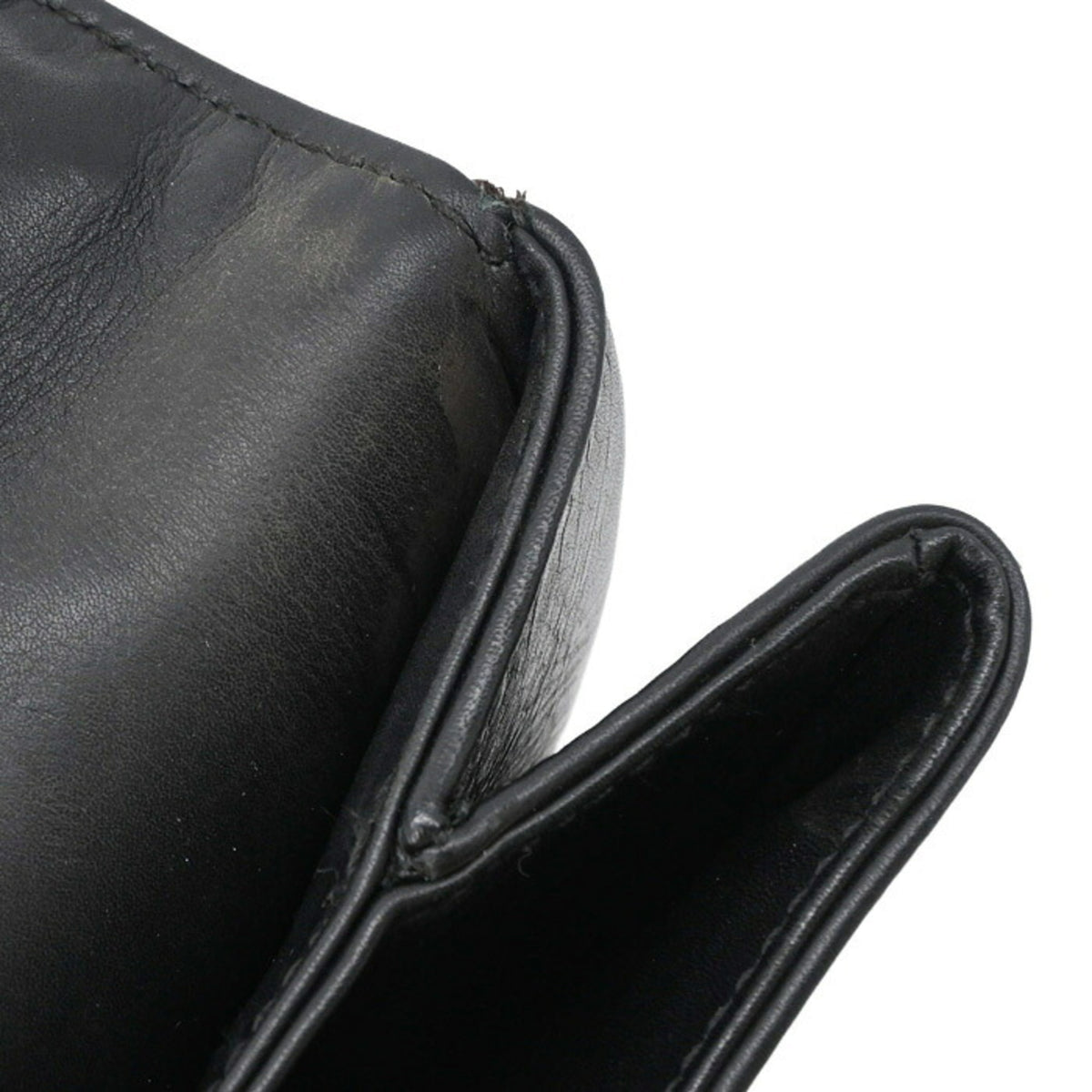 Bottega Veneta Black Leather Attaché Case Briefcase (Pre-Owned)