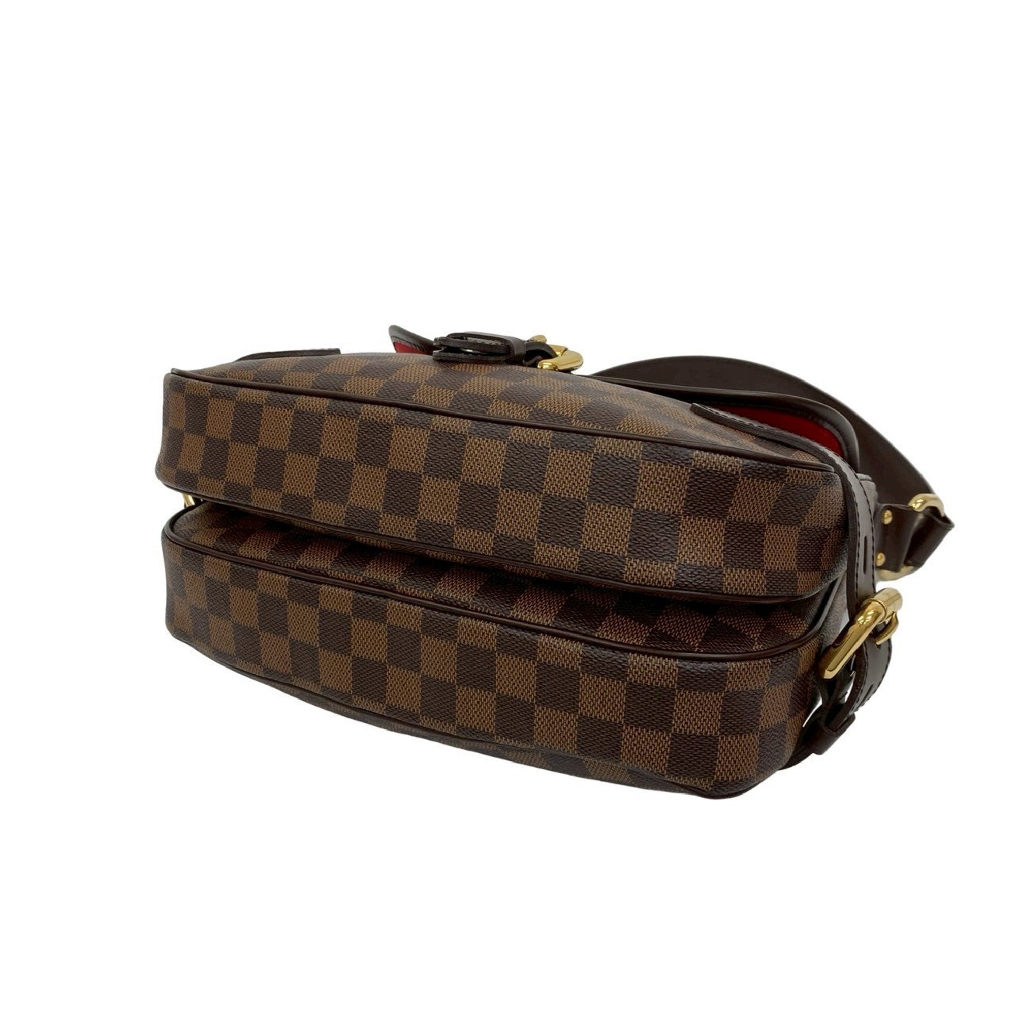 Louis Vuitton Brown Leather Pvc Shoulder Bag Tote Bag (Pre-Owned)