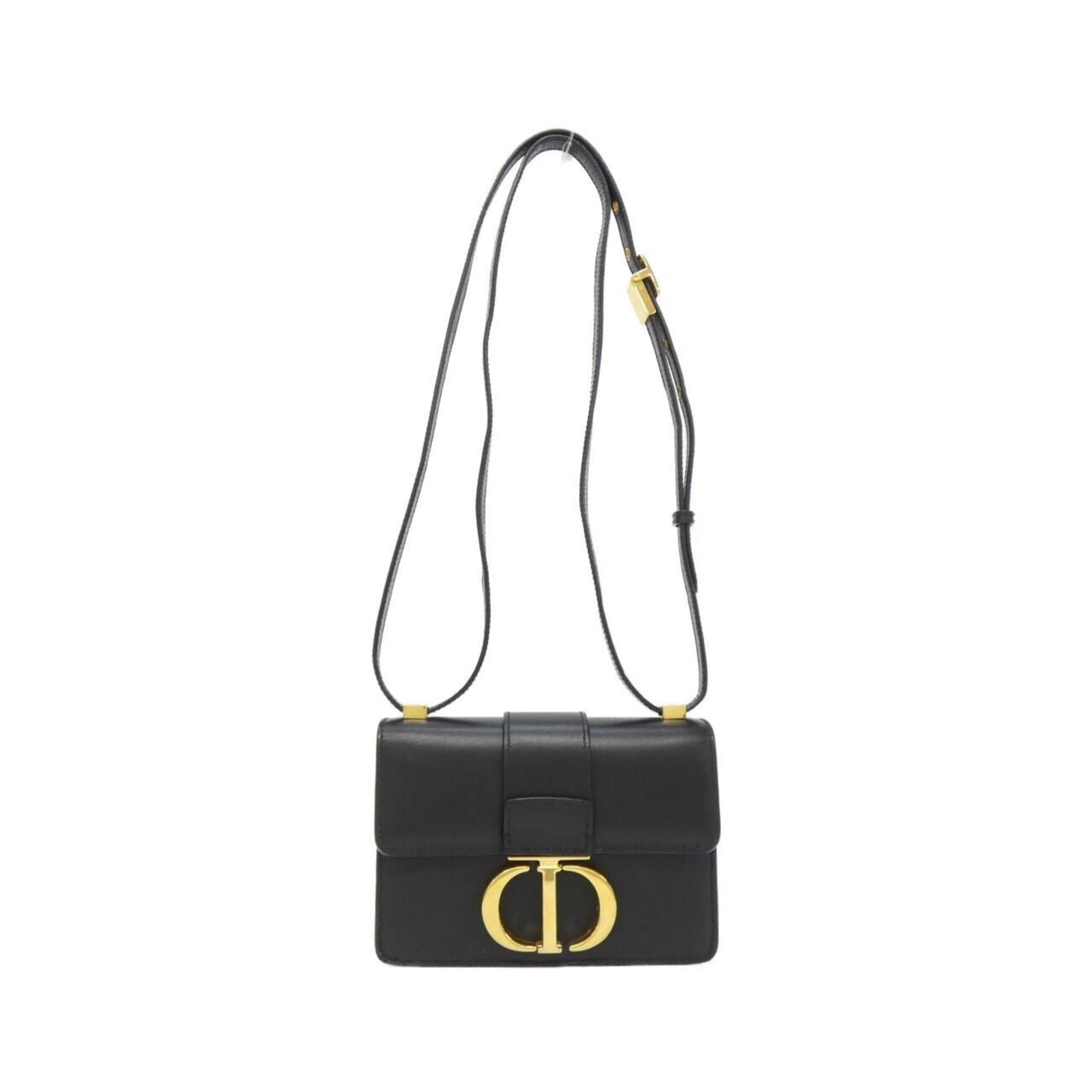 Christian Dior Black Leather Shoulder Bag (Pre-Owned)