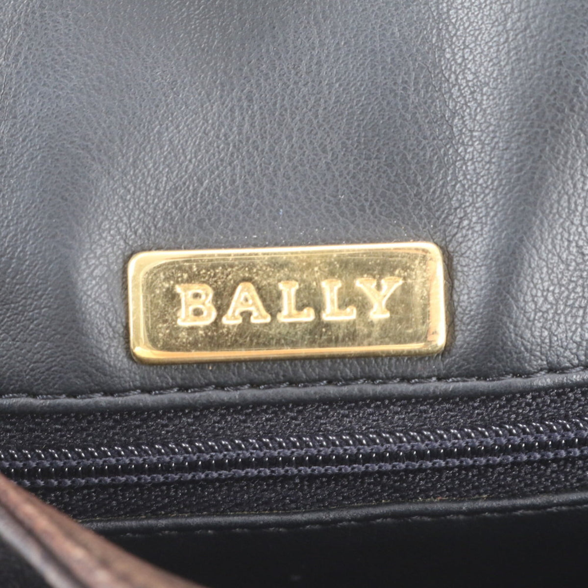 Bally Brown Leather Handbag Tote Bag (Pre-Owned)