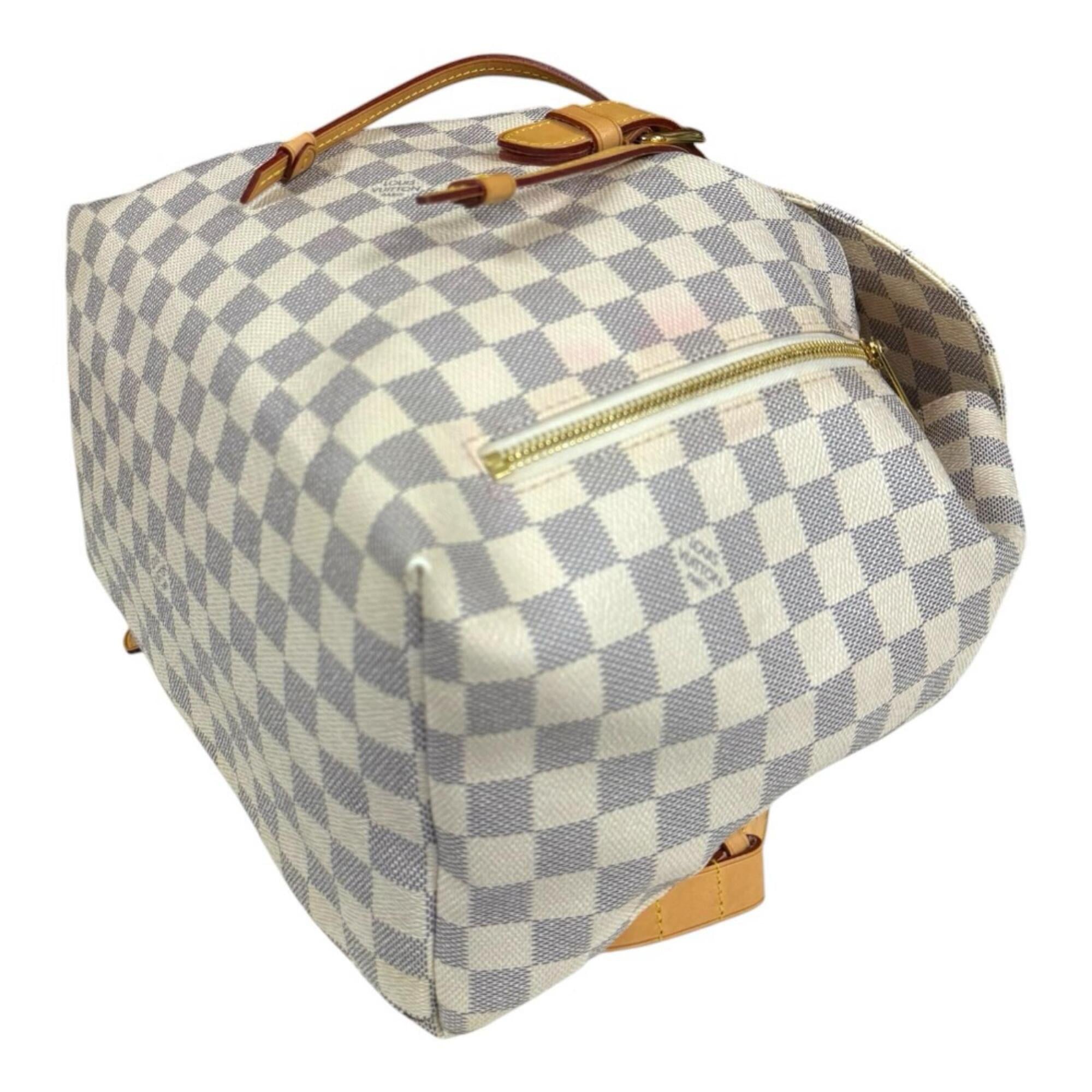 Louis Vuitton White Damier Azur Backpack (Pre-Owned)