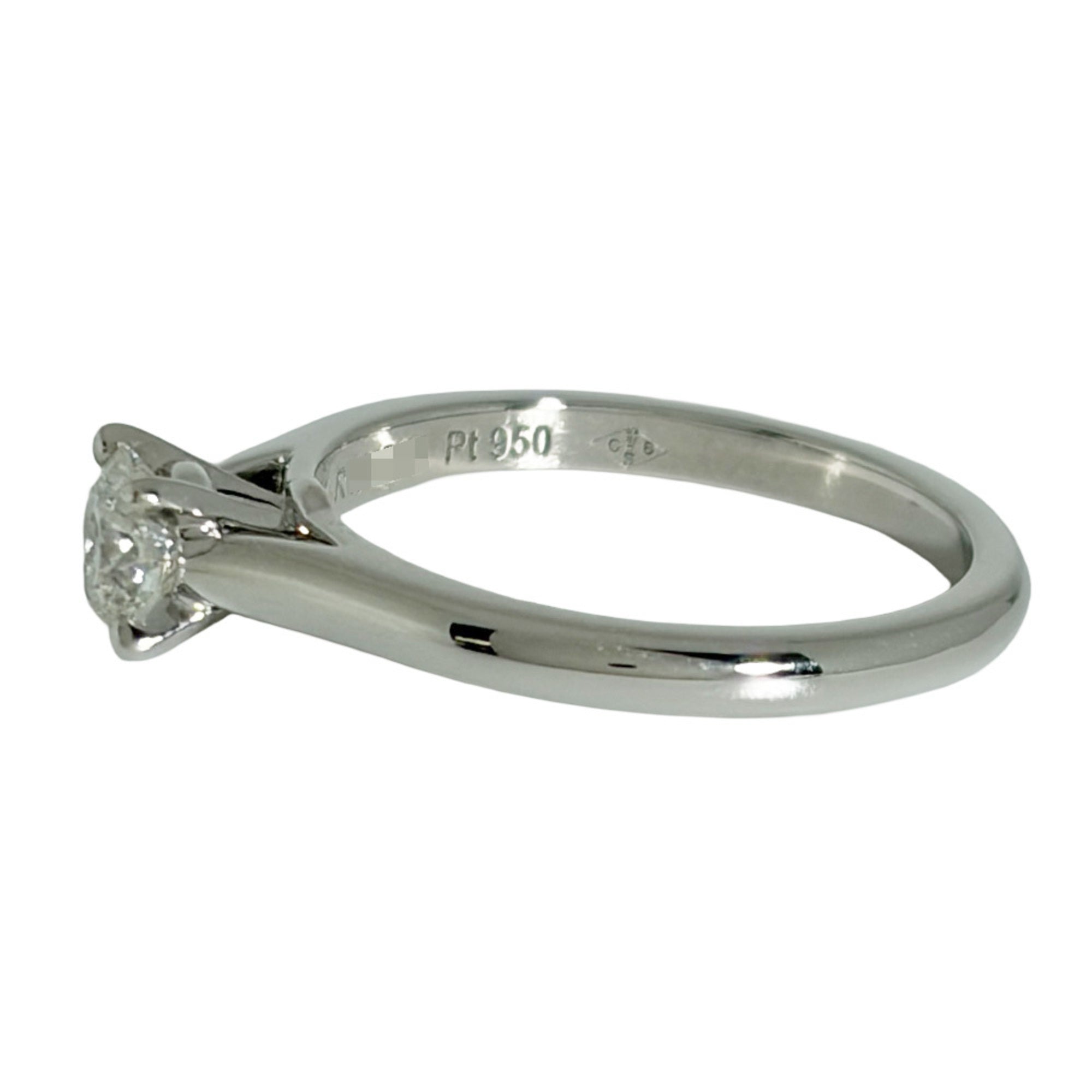 Cartier Silver Platinum 950 Anniversary Ring (Pre-Owned)