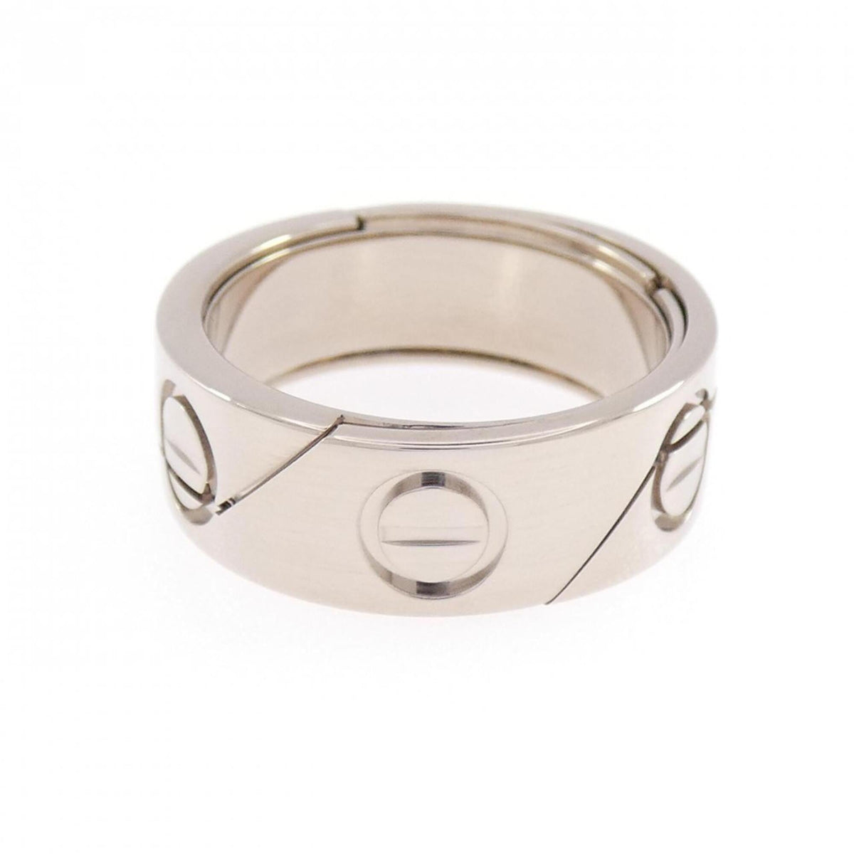 Cartier White Gold White Gold (18K) Band Ring (Pre-Owned)