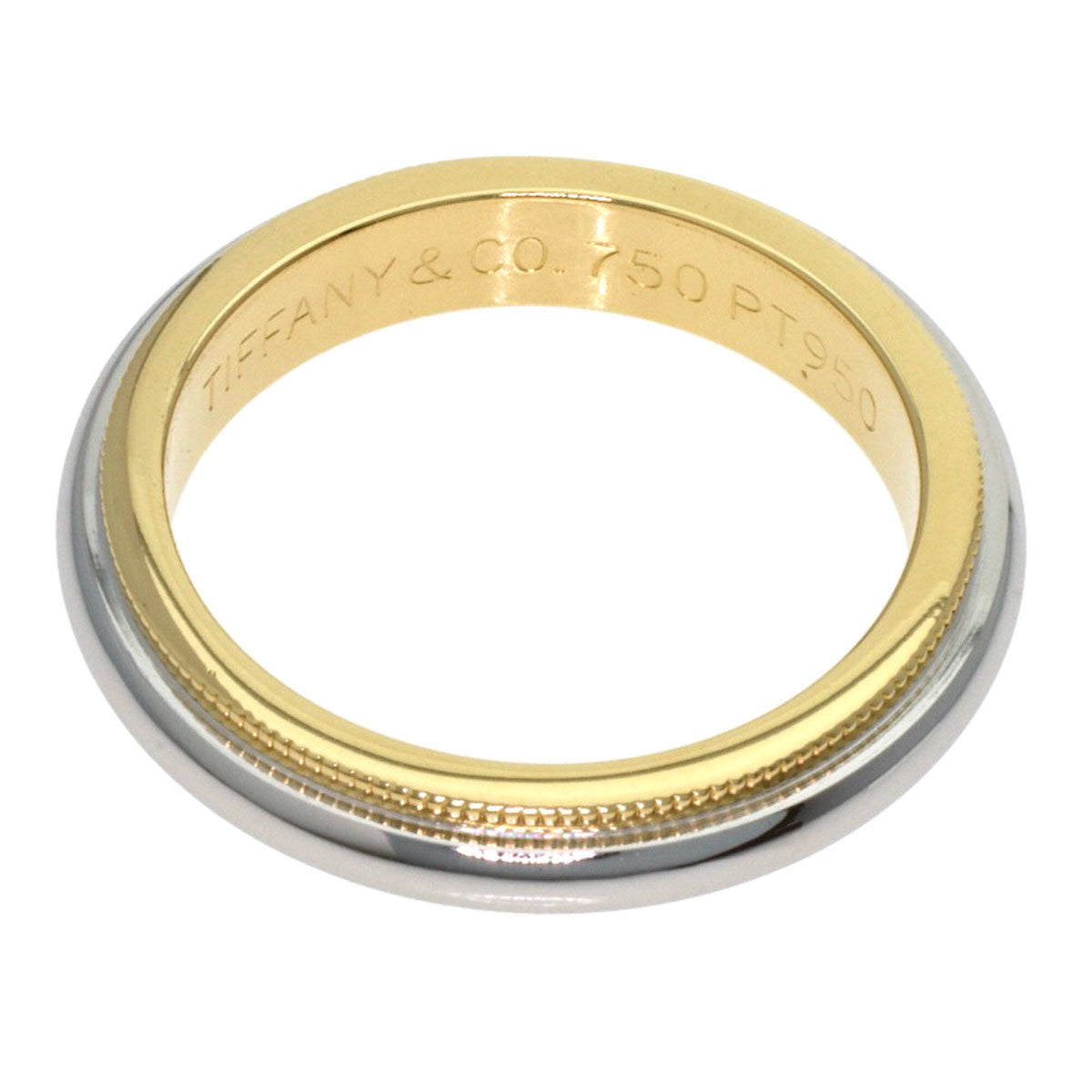 Tiffany Yellow Gold (18K) Platinum 950 Band Ring (Pre-Owned)
