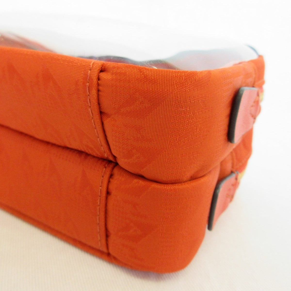 Anya Hindmarch Clear Orange Clutch Bag (Pre-Owned)