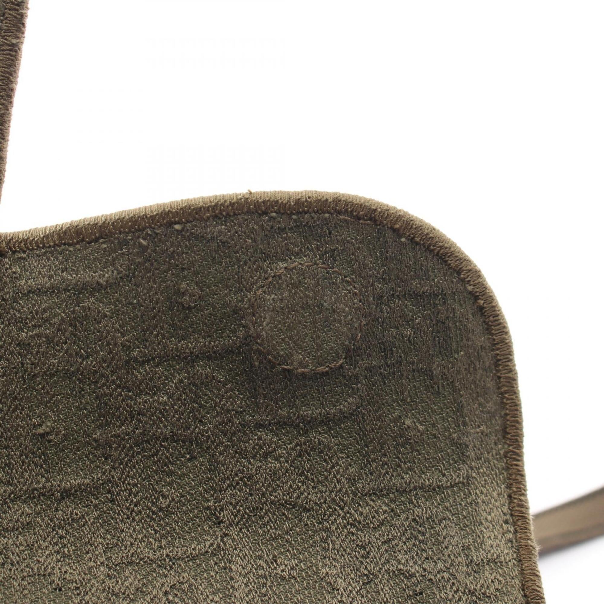 Christian Dior Khaki Leather Fanny Pack Saddle Bag (Pre-Owned)