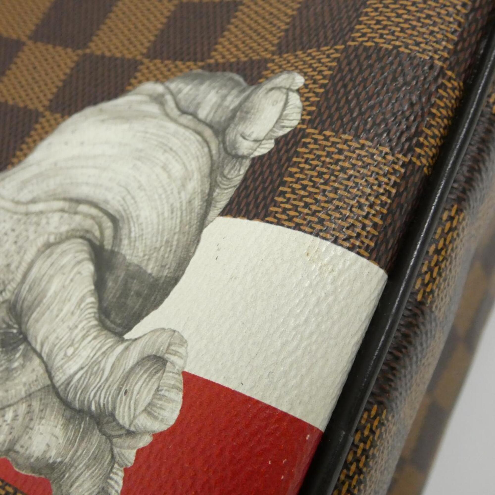 Louis Vuitton Ebene Coated Canvas Shoulder Bag (Pre-Owned)