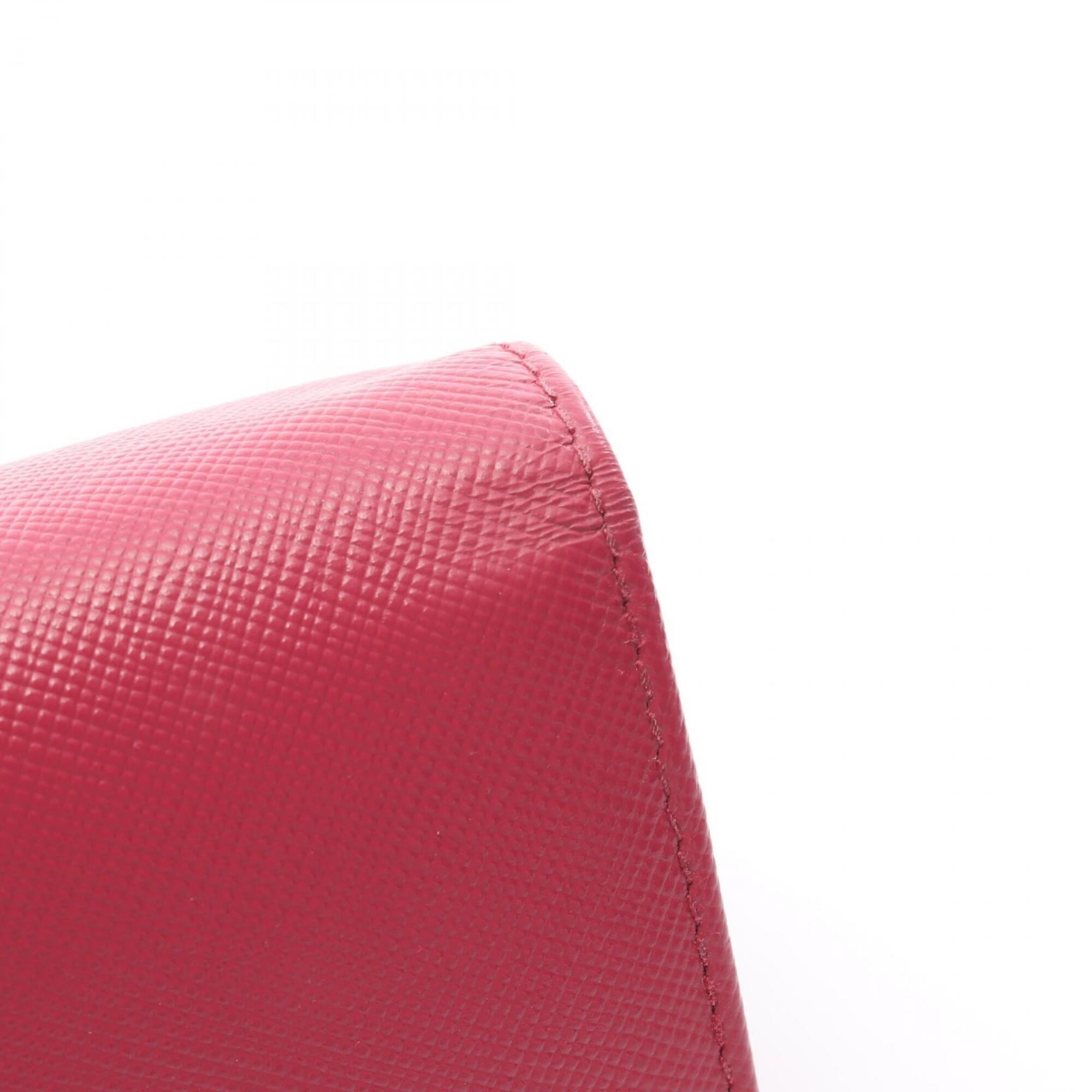 Prada Pink Leather Wallet (Tri-Fold) (Pre-Owned)