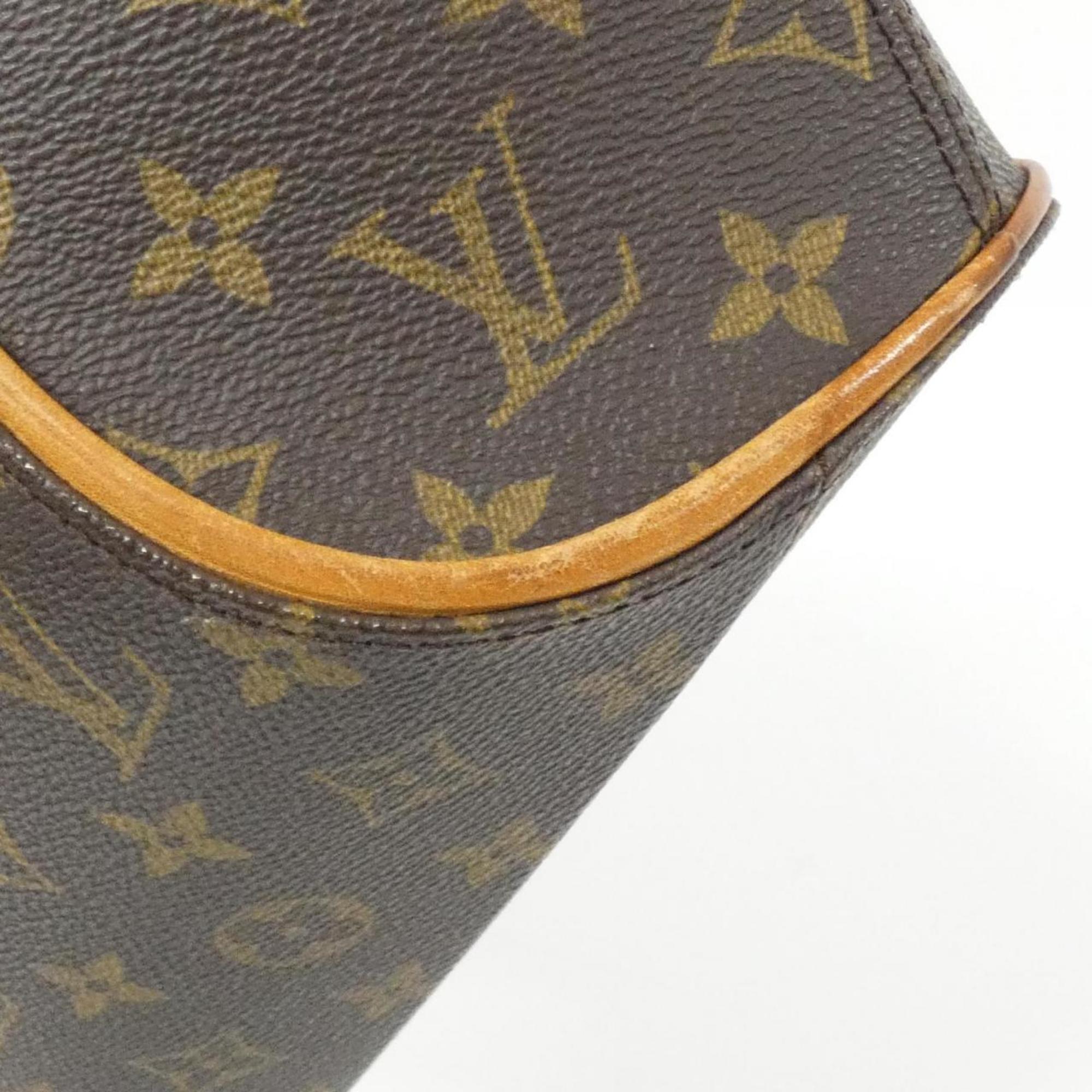 Louis Vuitton Brown Coated Canvas Handbag (Pre-Owned)