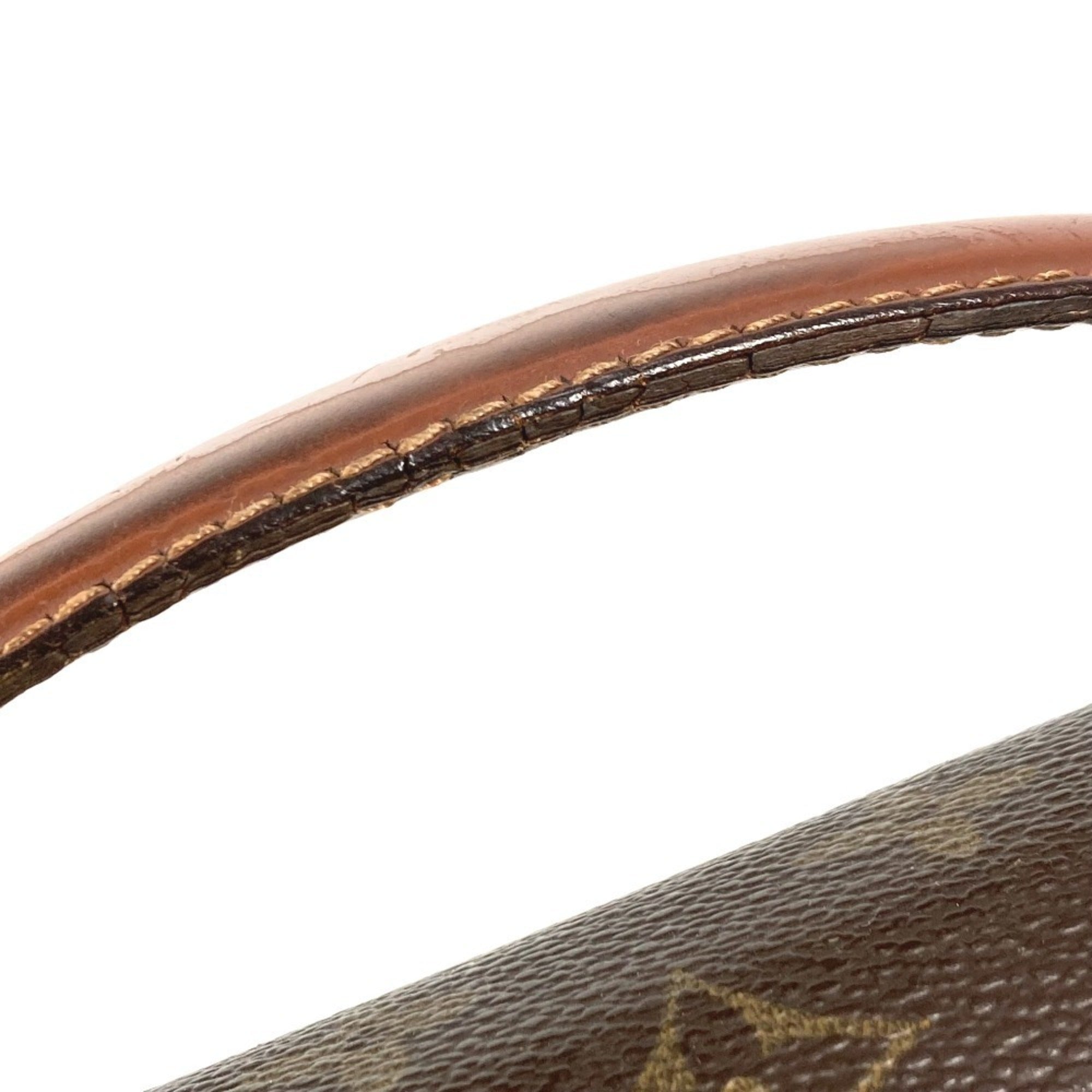 Louis Vuitton Brown Monogram Canvas Handbag (Pre-Owned)