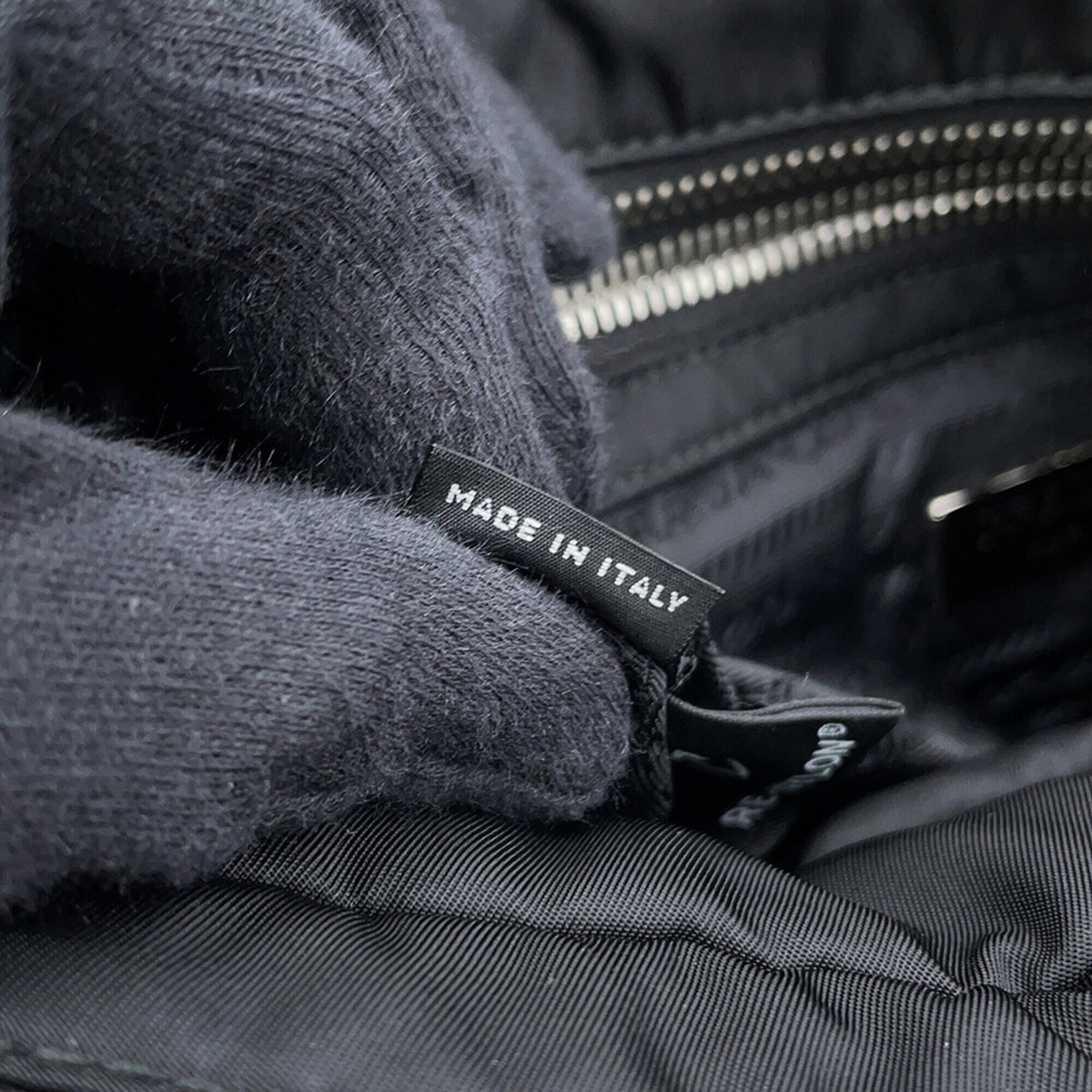 Prada Black Nylon Shoulder Bag (Pre-Owned)
