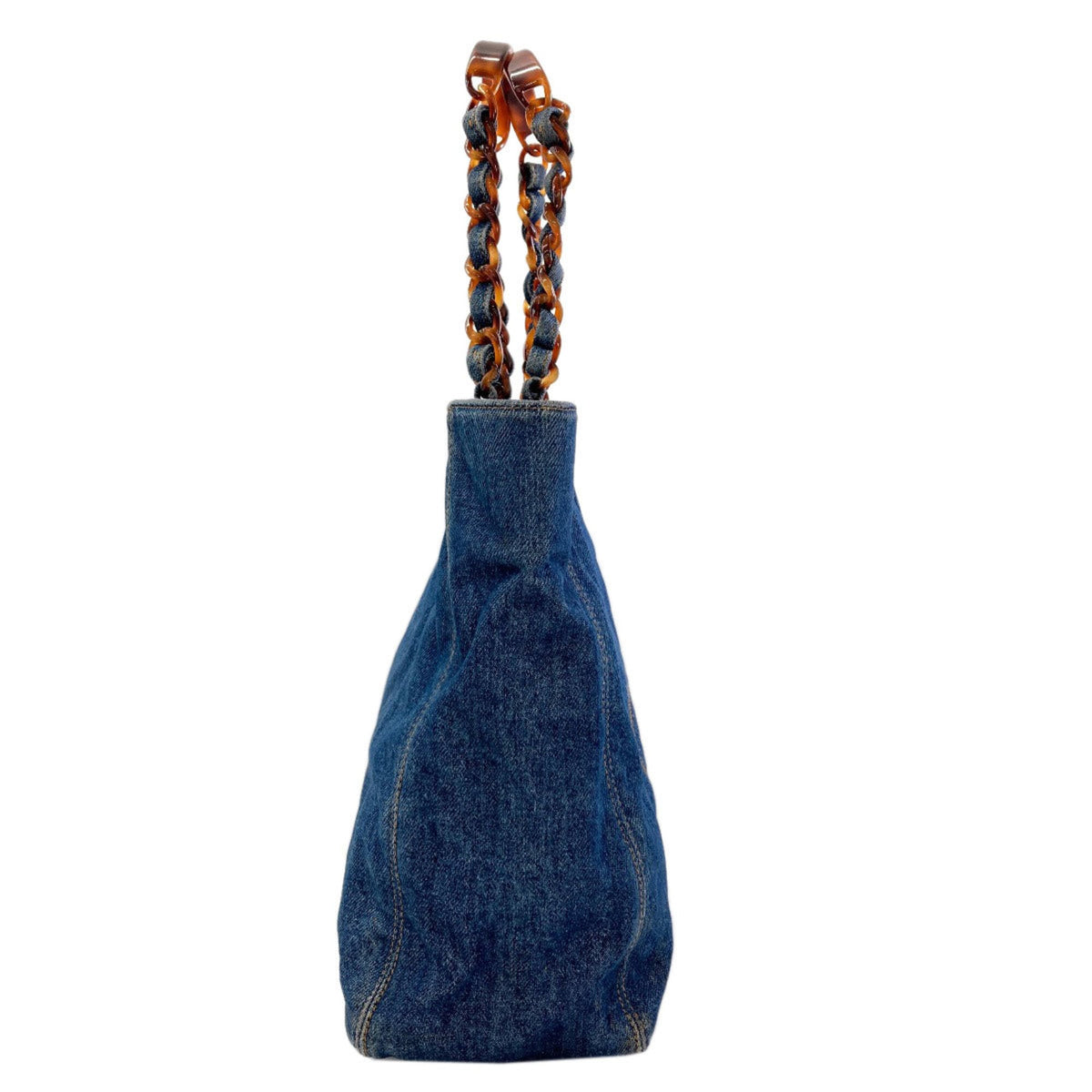 Chanel Denim Blue Denim Tote Bag (Pre-Owned)