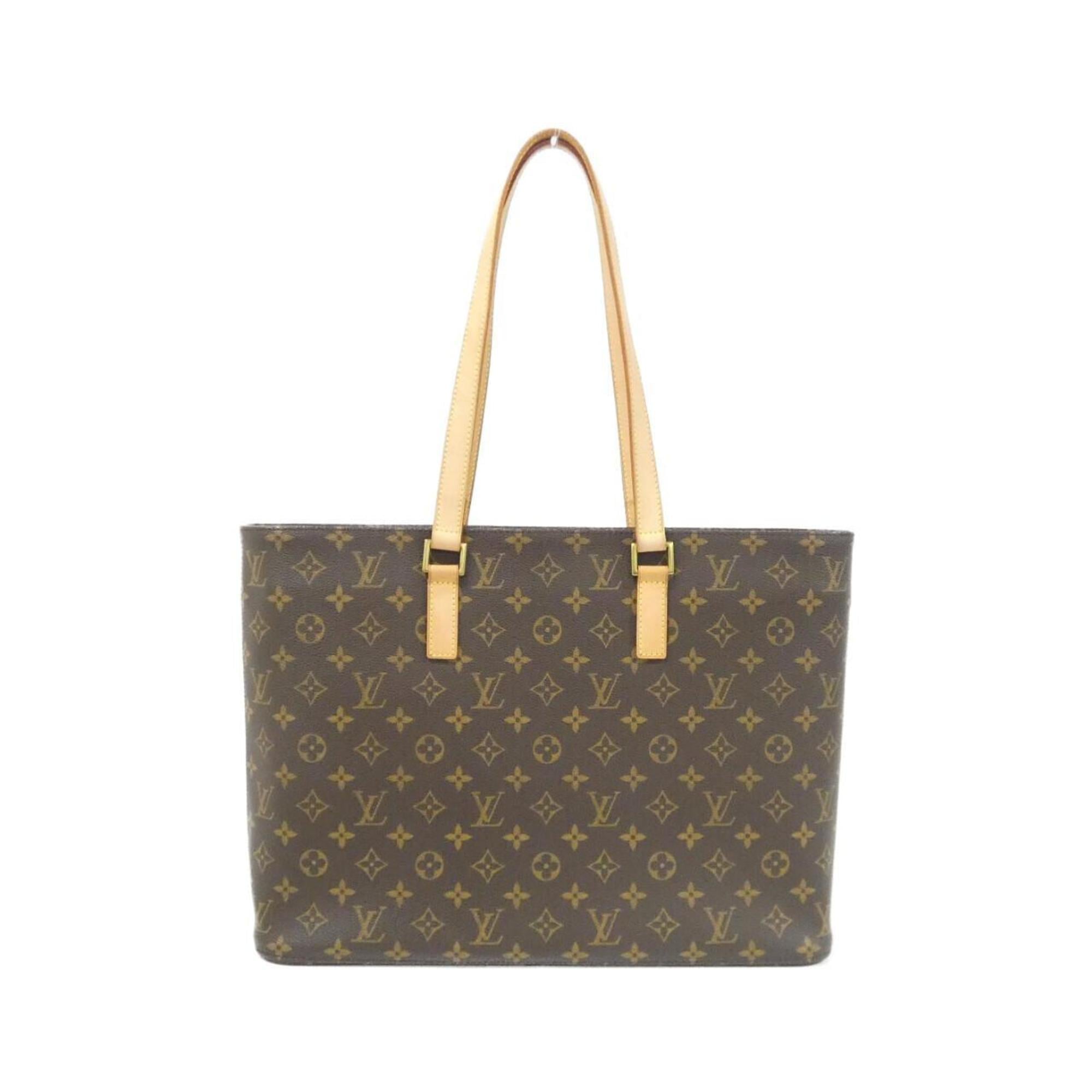 Louis Vuitton Monogram Marron Coated Canvas Handbag (Pre-Owned)