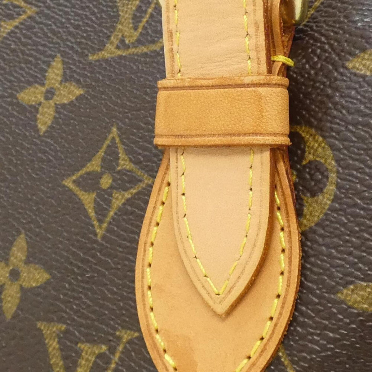 Louis Vuitton Monogram Marron Coated Canvas Shoulder Bag (Pre-Owned)