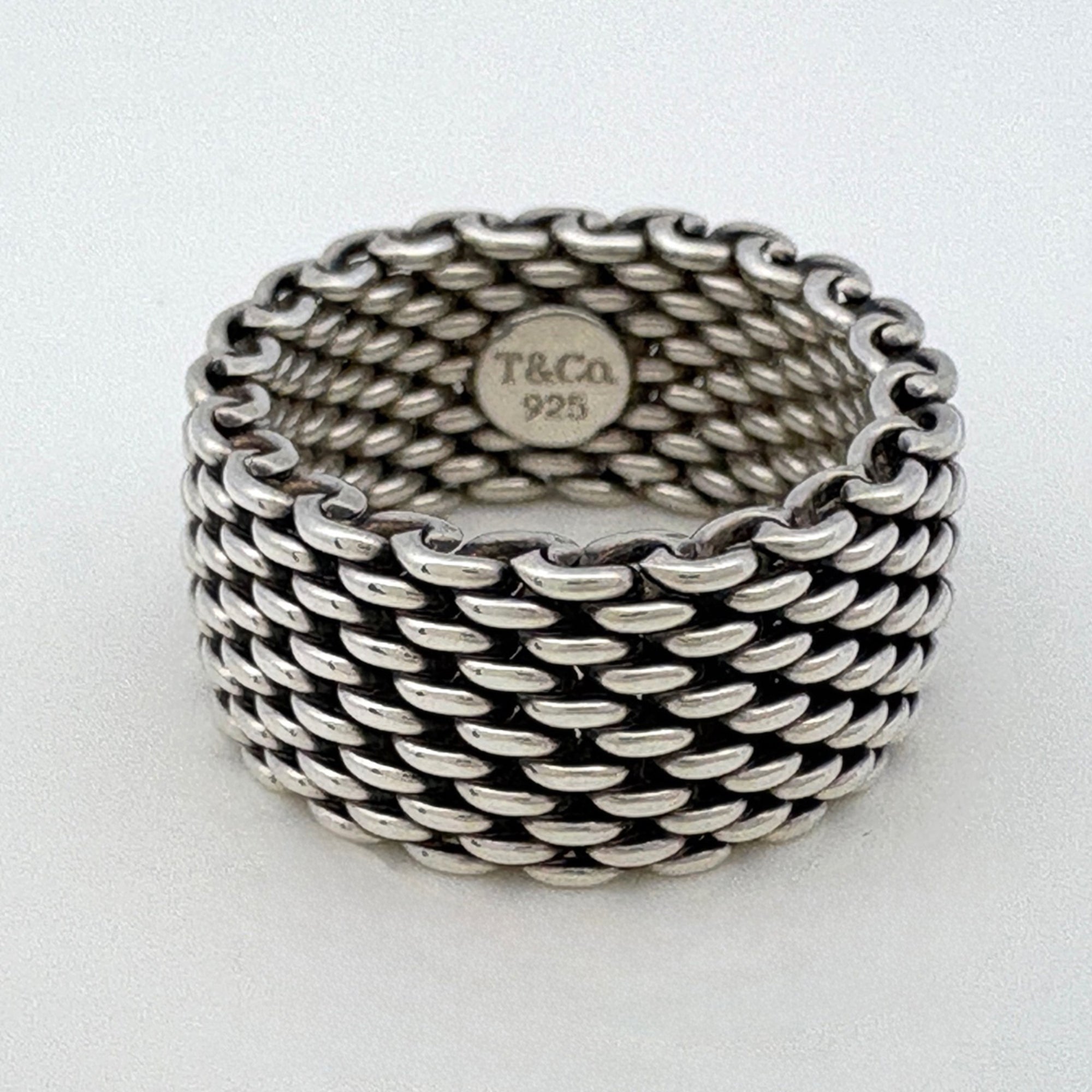 Tiffany Silver 925 Band Ring (Pre-Owned)