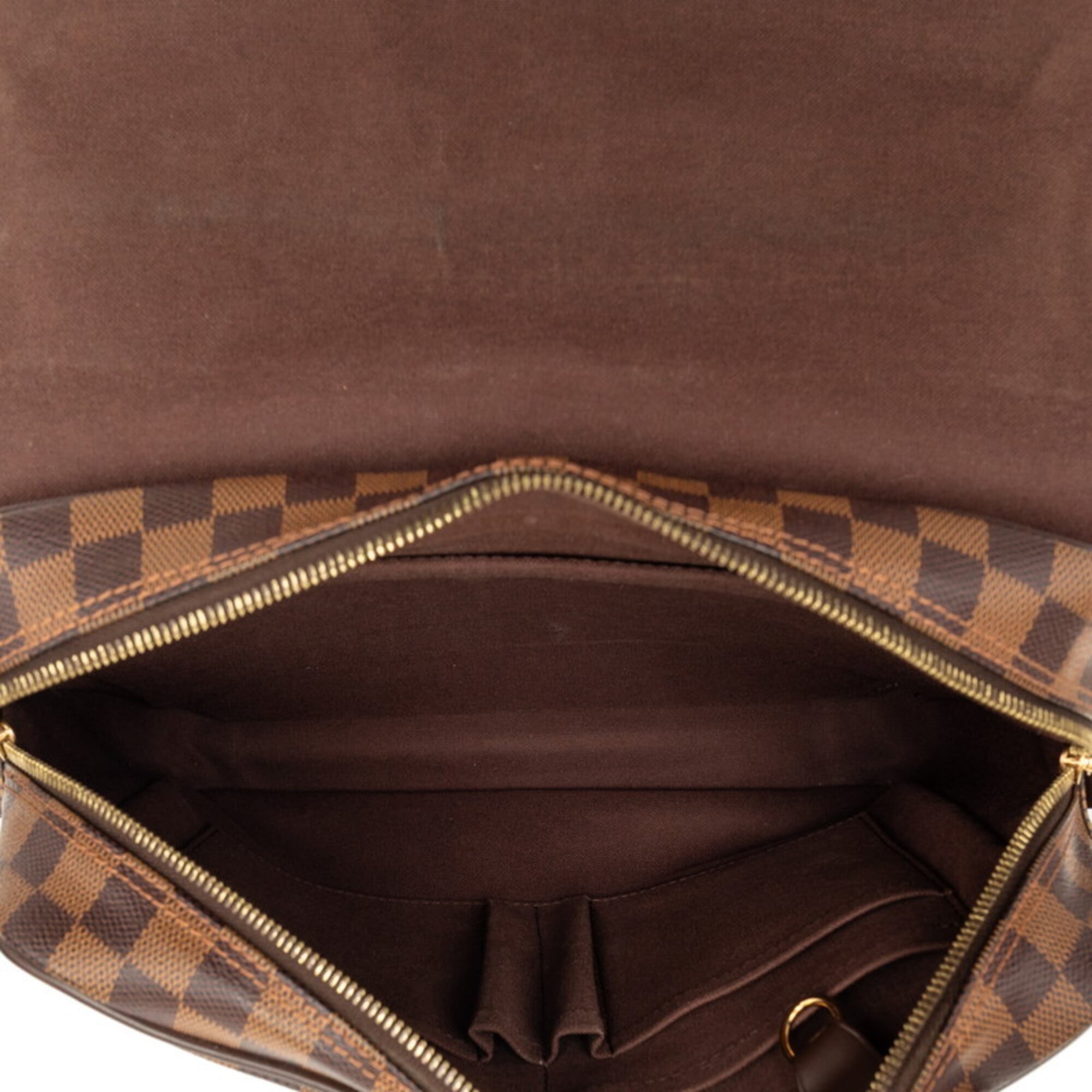 Louis Vuitton Brown Pvc Leather Shoulder Bag (Pre-Owned)