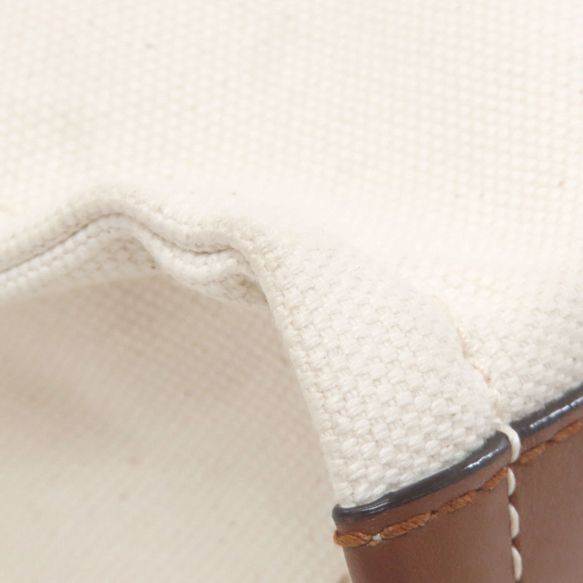 Jimmy Choo Beige Canvas Tote Bag (Pre-Owned)