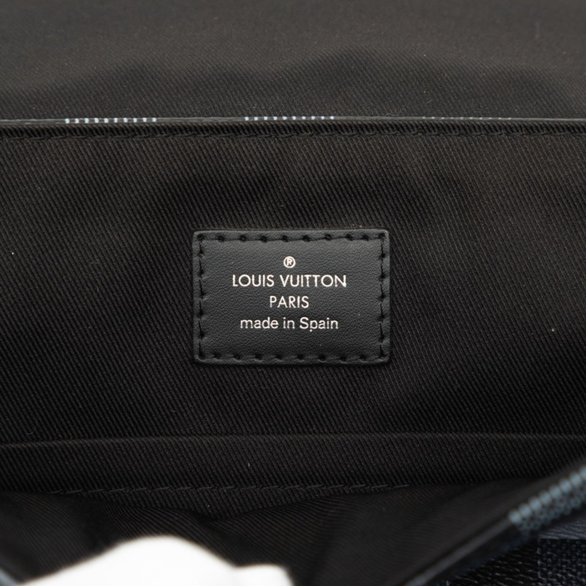 Louis Vuitton Damier Graphite Black Gray Pvc Leather Shoulder Bag (Pre-Owned)