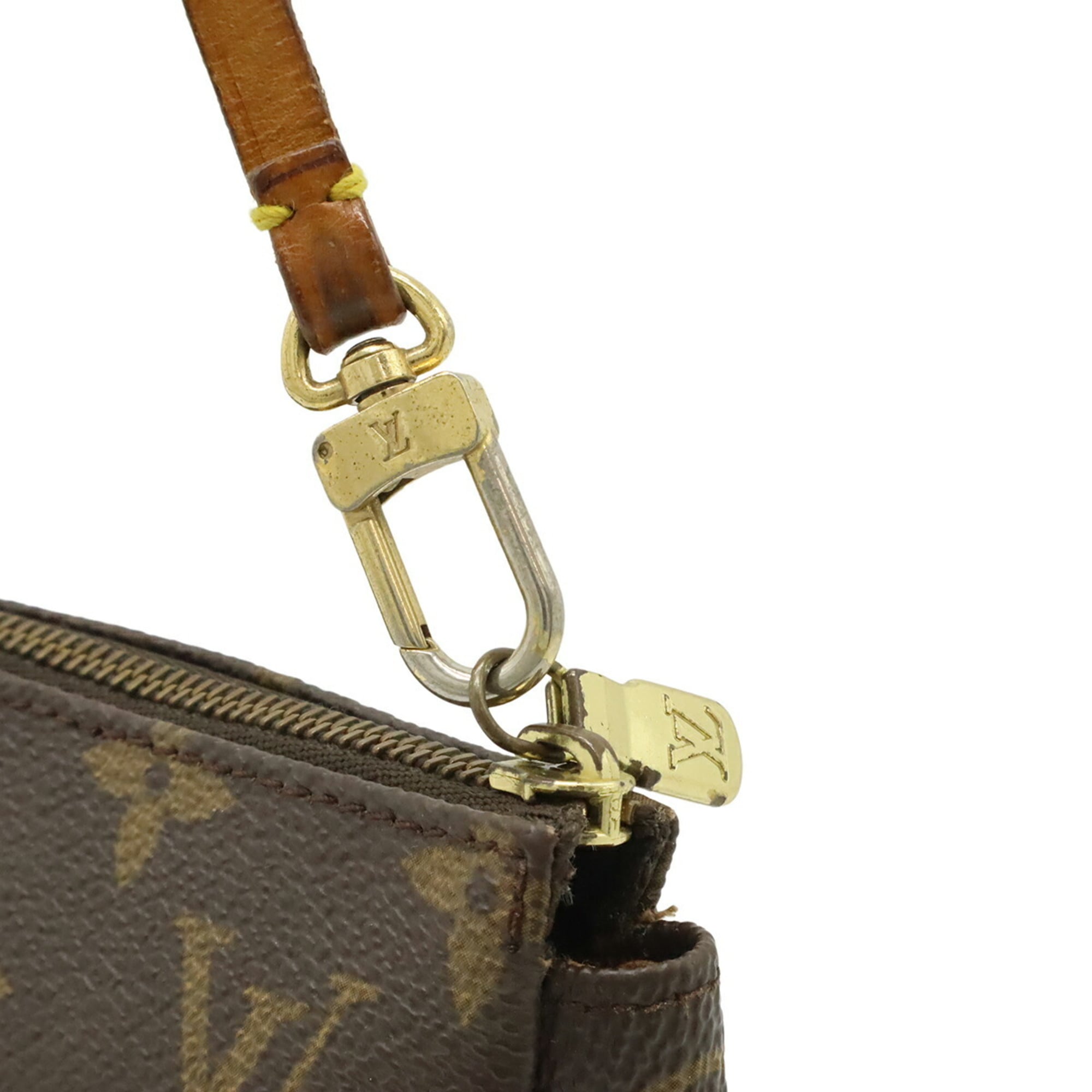 Louis Vuitton Monogram Brown Monogram Handbag Pochette (Pre-Owned)