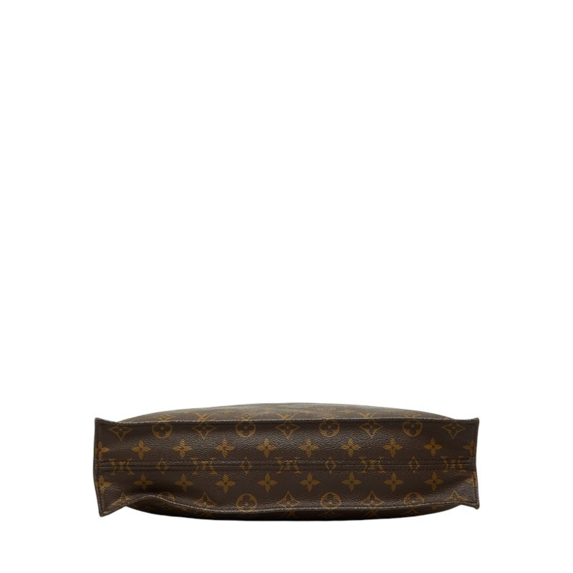 Louis Vuitton Brown Pvc Leather Handbag Tote Bag (Pre-Owned)