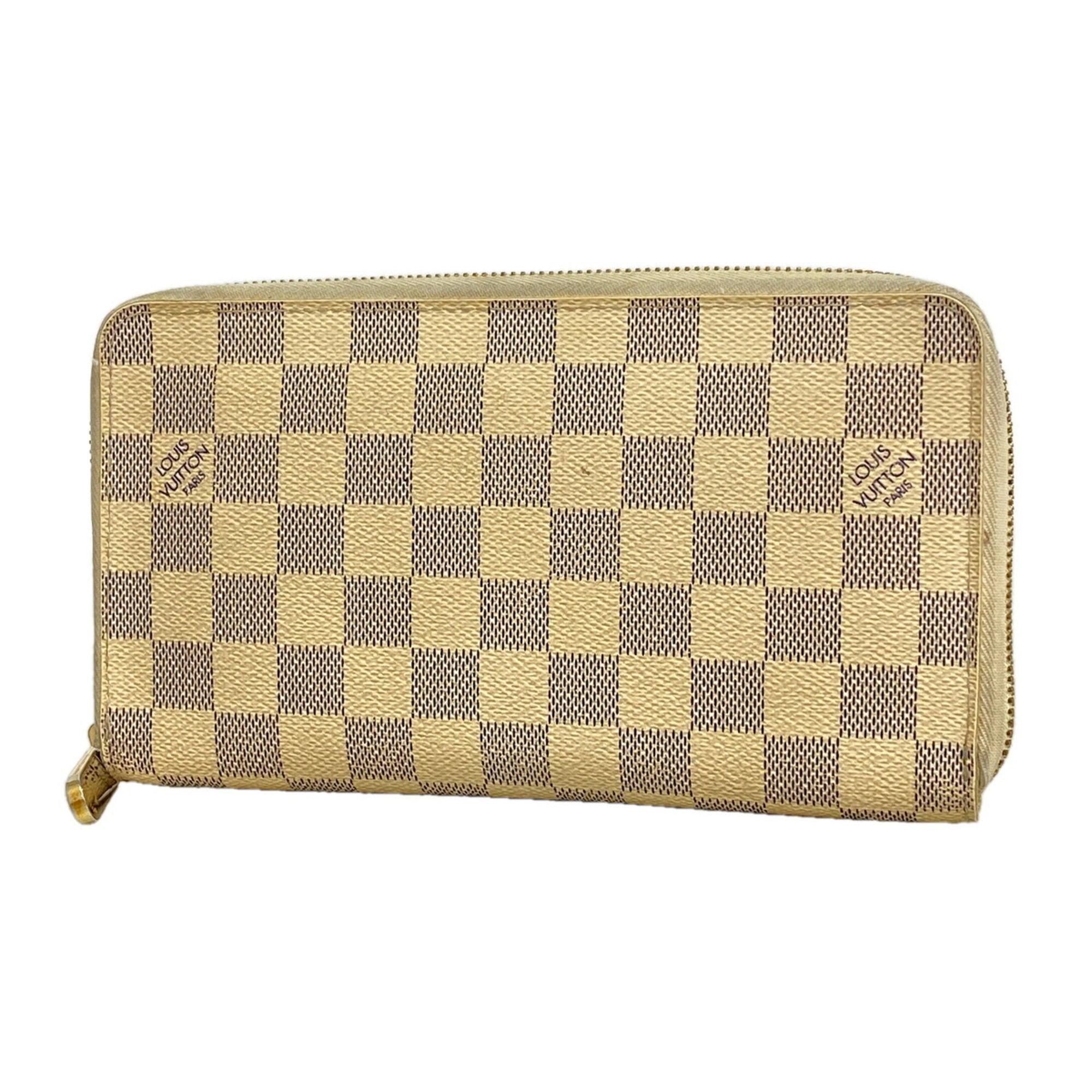 Louis Vuitton White Long Wallet (Bi-Fold) (Pre-Owned)