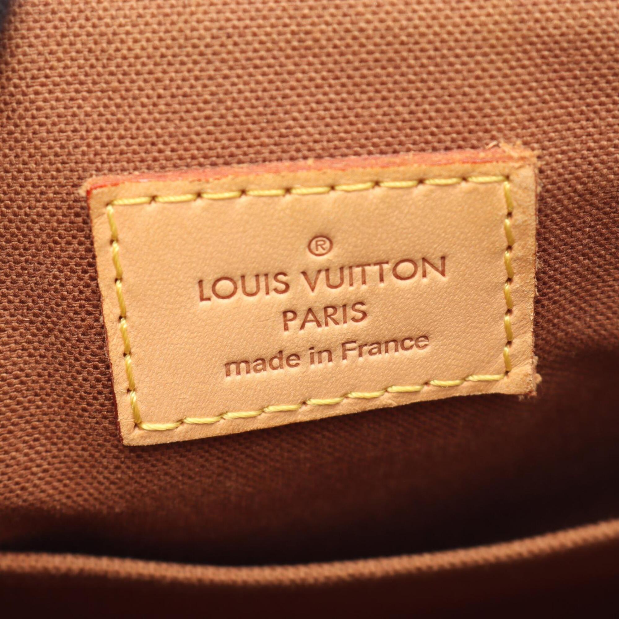 Louis Vuitton Brown Pvc Leather Handbag (Pre-Owned)