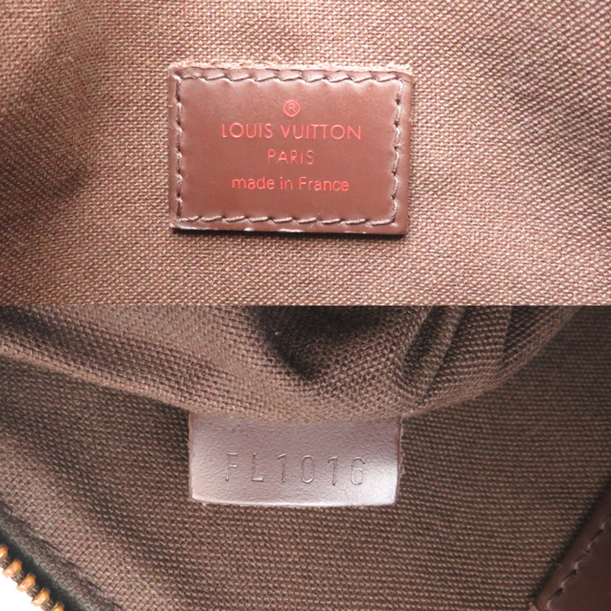 Louis Vuitton Brown Damier Azur Pochette Shoulder Bag (Pre-Owned)