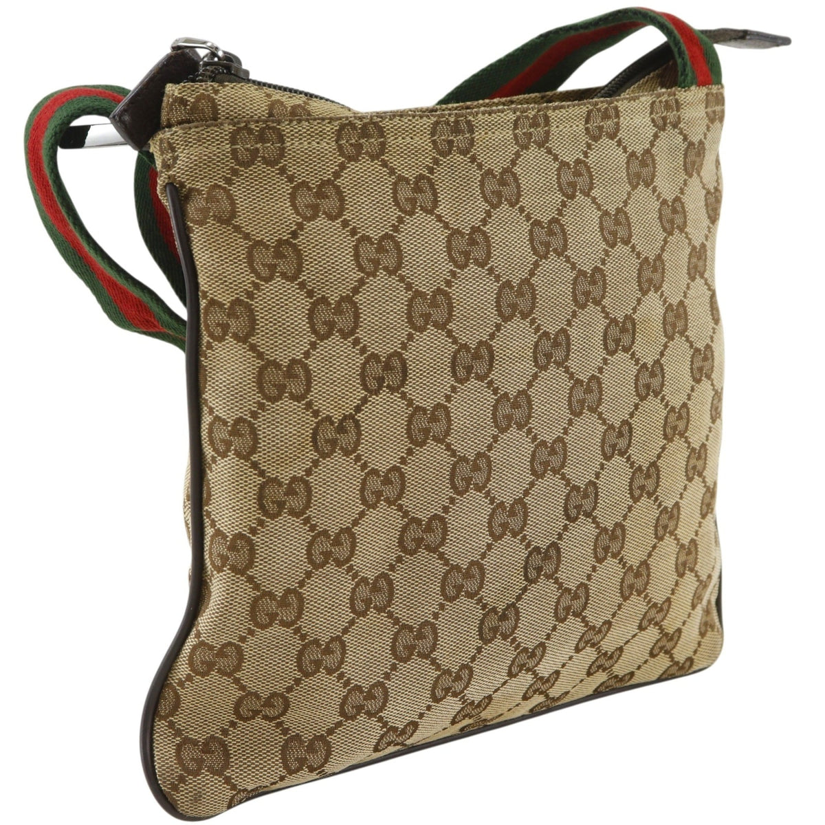 Gucci Brown Gg Canvas Shoulder Bag (Pre-Owned)