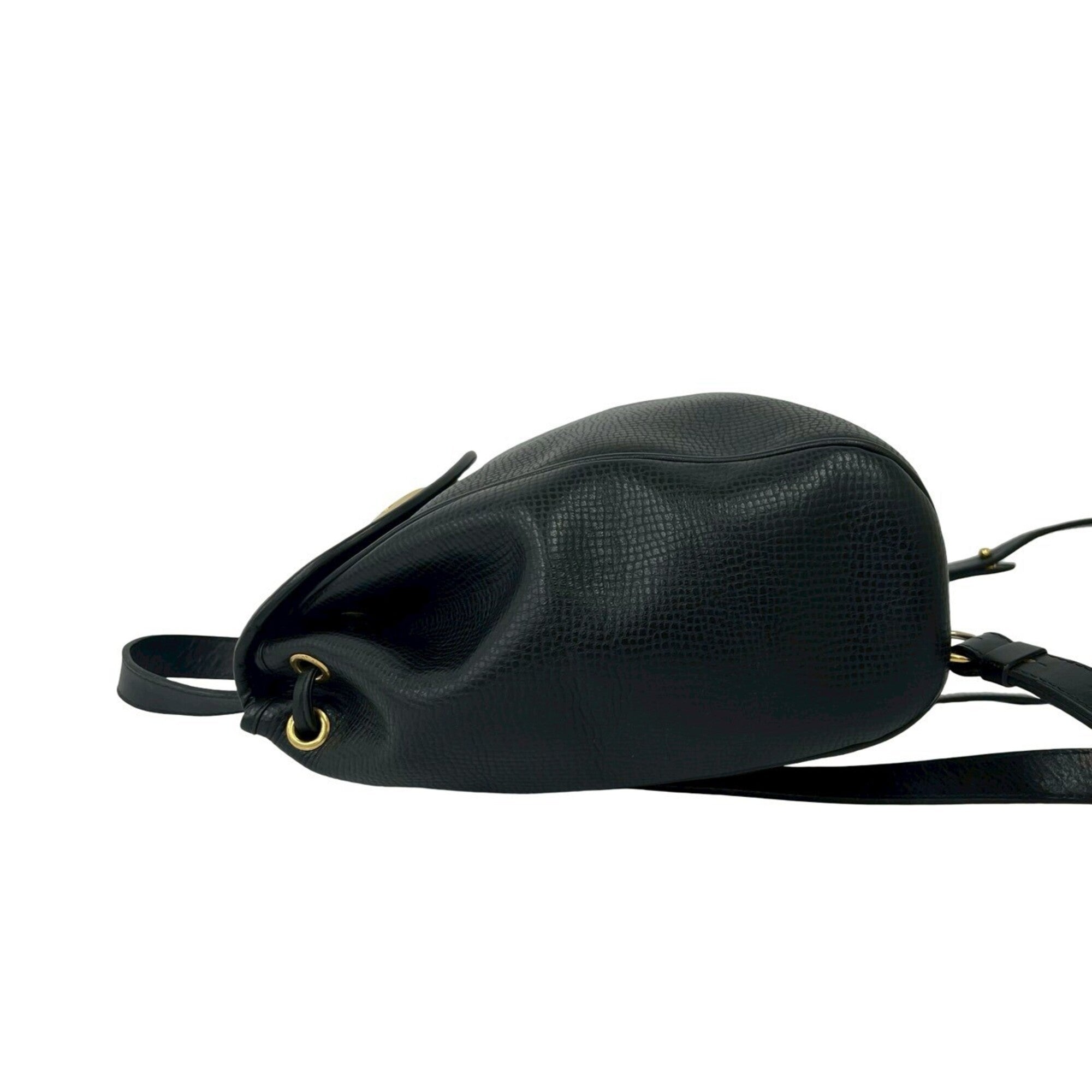 Christian Dior Black Leather Backpack (Pre-Owned)