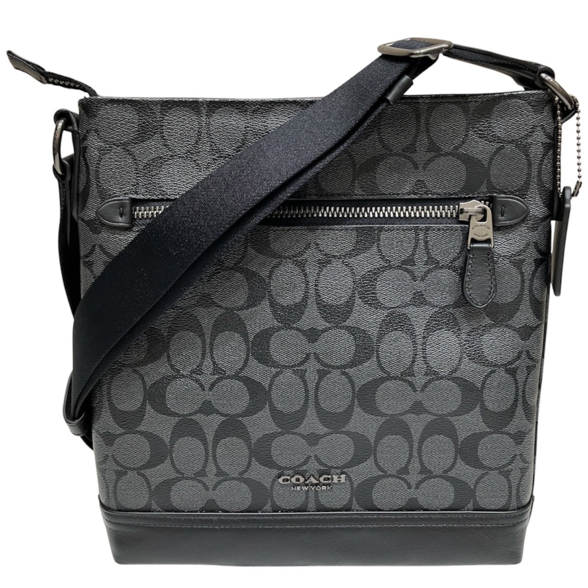 Coach Black Pvc Leather Shoulder Bag (Pre-Owned)