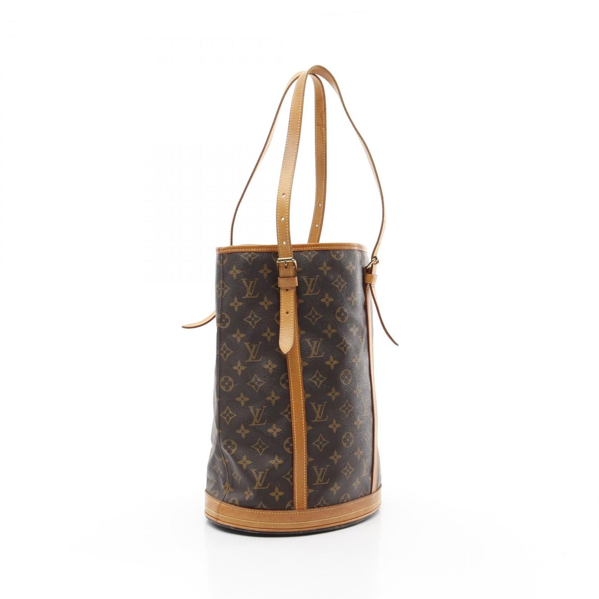 Louis Vuitton Brown Coated Canvas Pvc Monogram Leather Shoulder Bag (Pre-Owned)