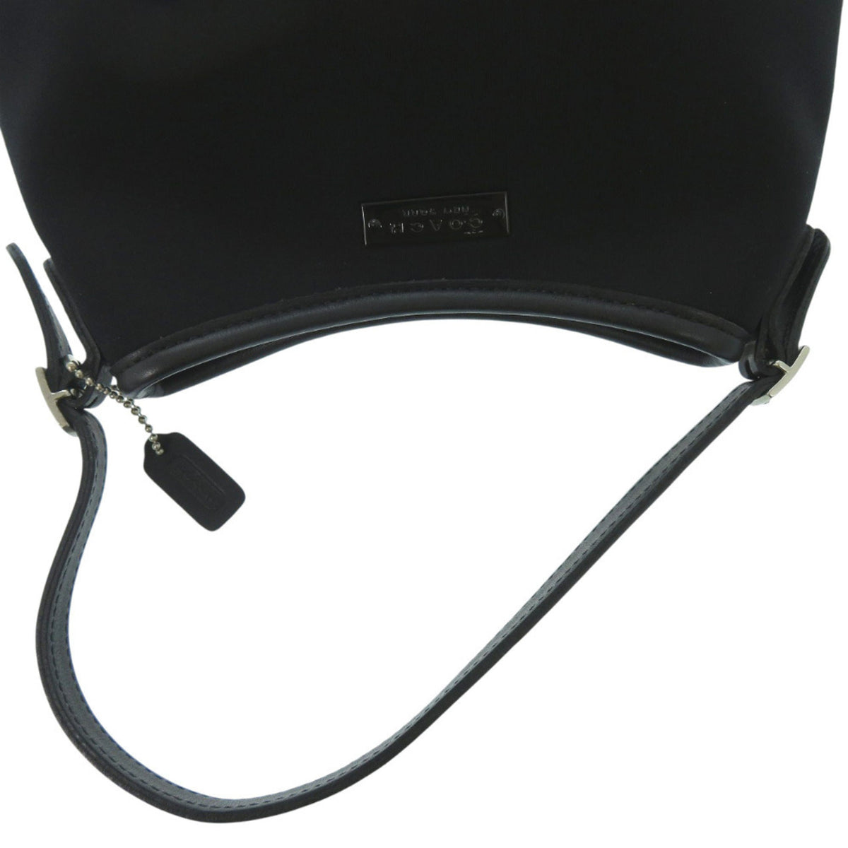 Coach Black Urethane Leather Handbag Pouch (Pre-Owned)