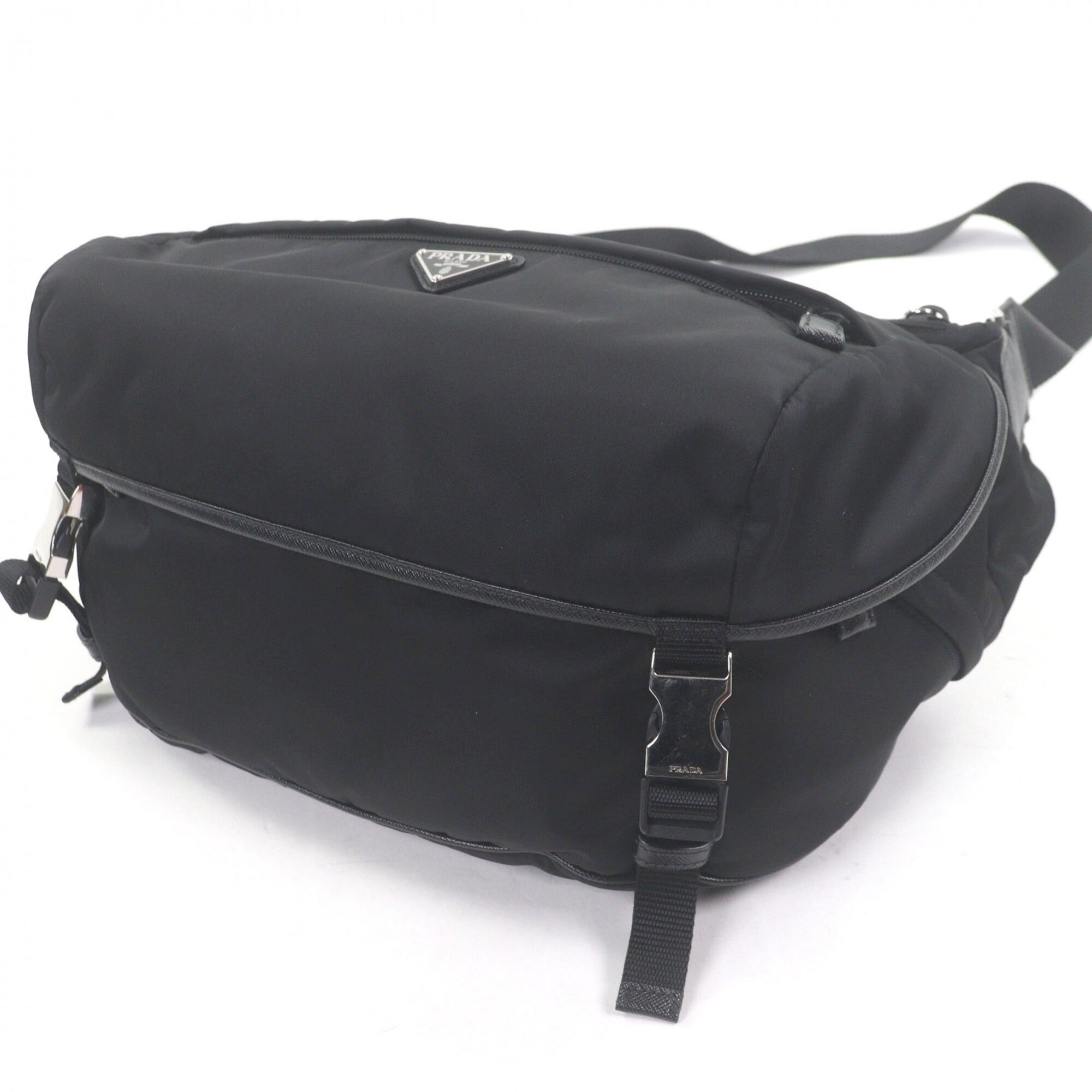 Prada Black Polyamide Shoulder Bag (Pre-Owned)