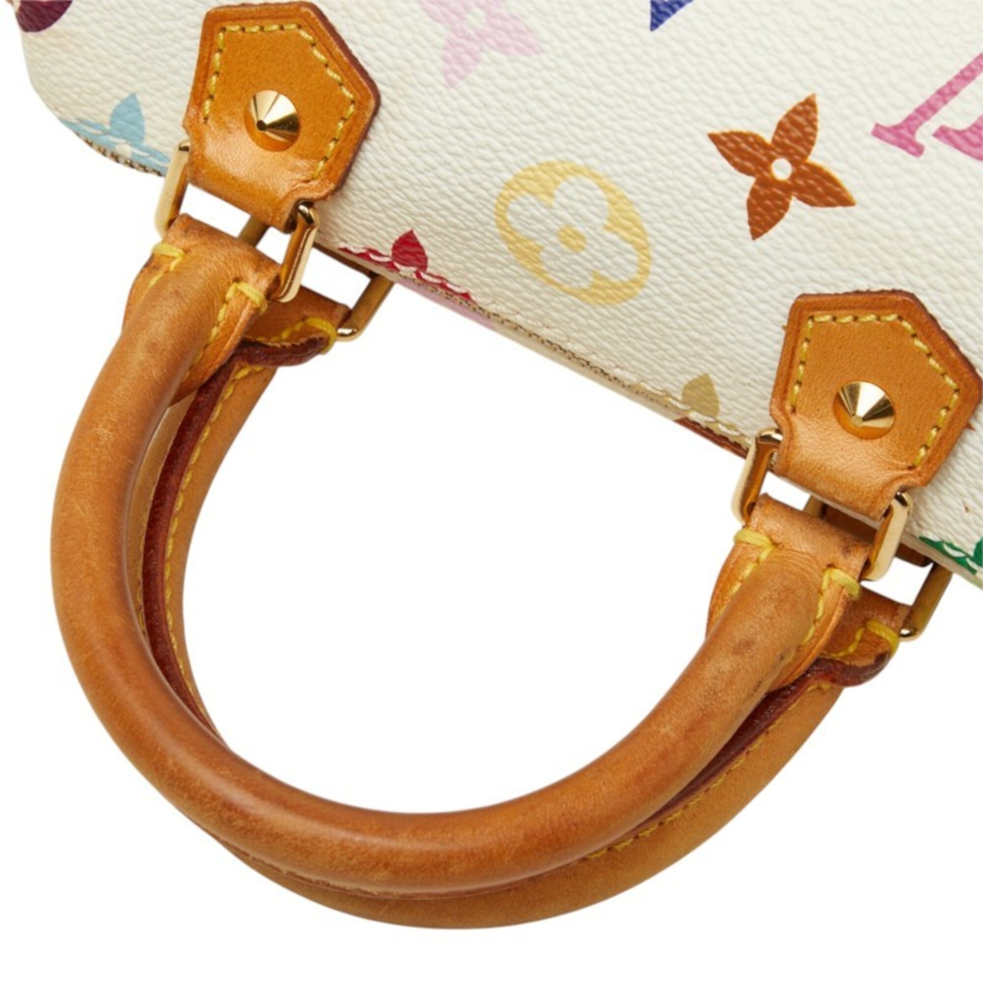 Louis Vuitton Monogram Multi-Color White Pvc Leather Handbag Shoulder Bag (Pre-Owned)