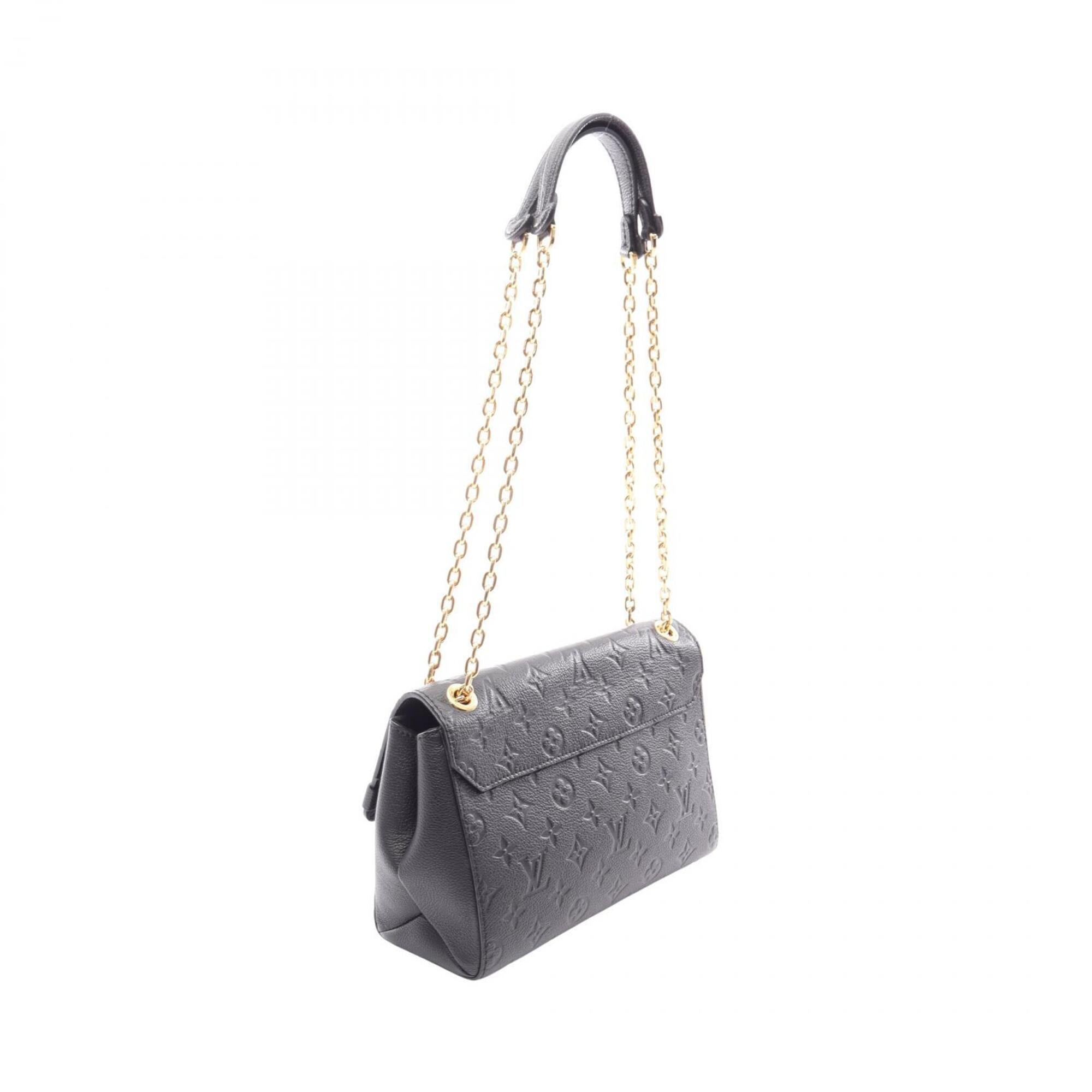 Louis Vuitton Black Monogram Empreinte Leather Handbag Shoulder Bag (Pre-Owned)
