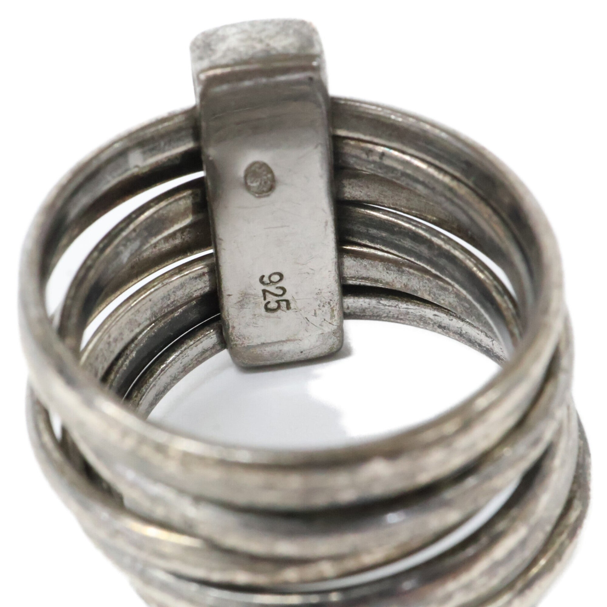 Dior Homme Silver Silver 925 Band Ring (Pre-Owned)