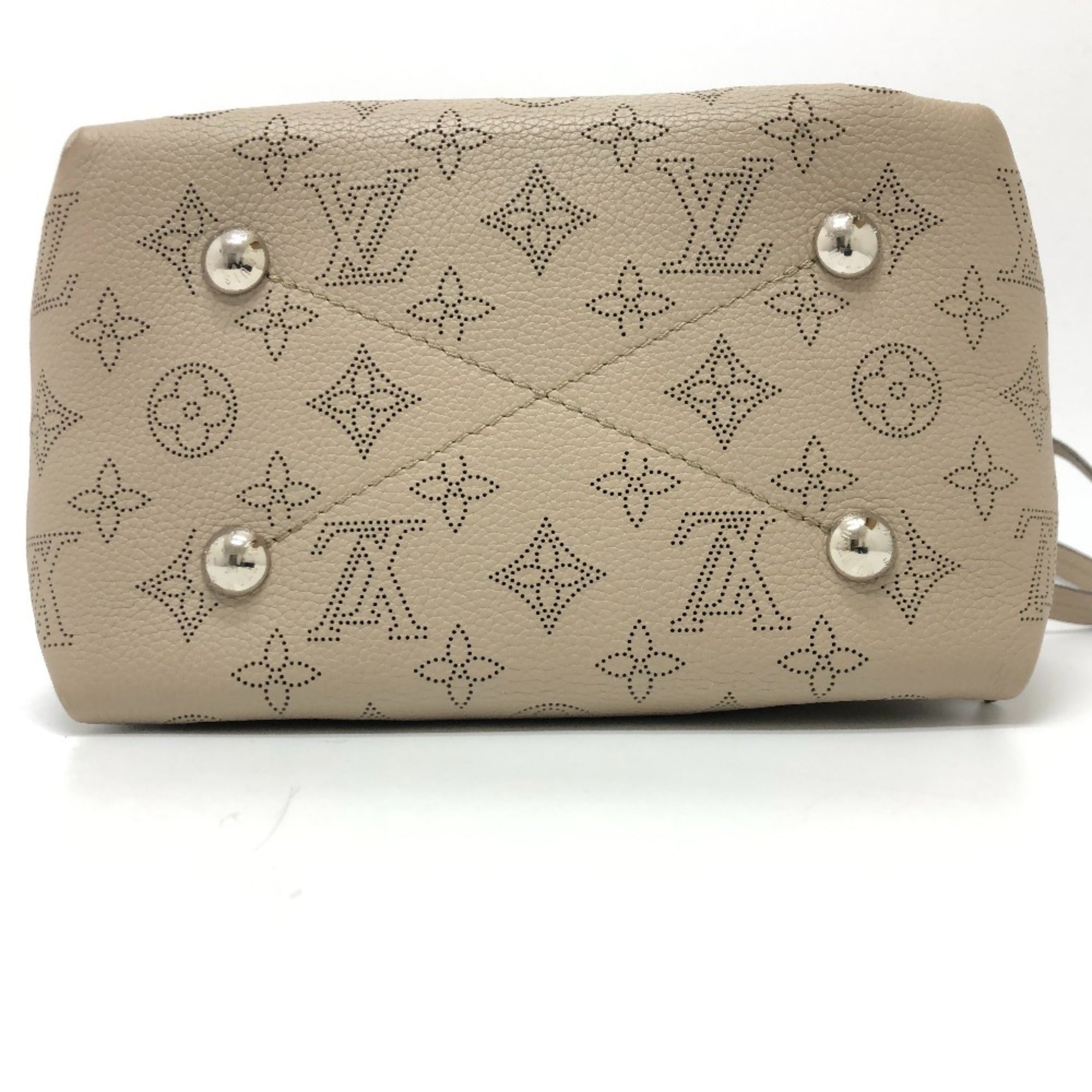 Louis Vuitton Monogram Beige Galle Leather Handbag Shoulder Bag (Pre-Owned)