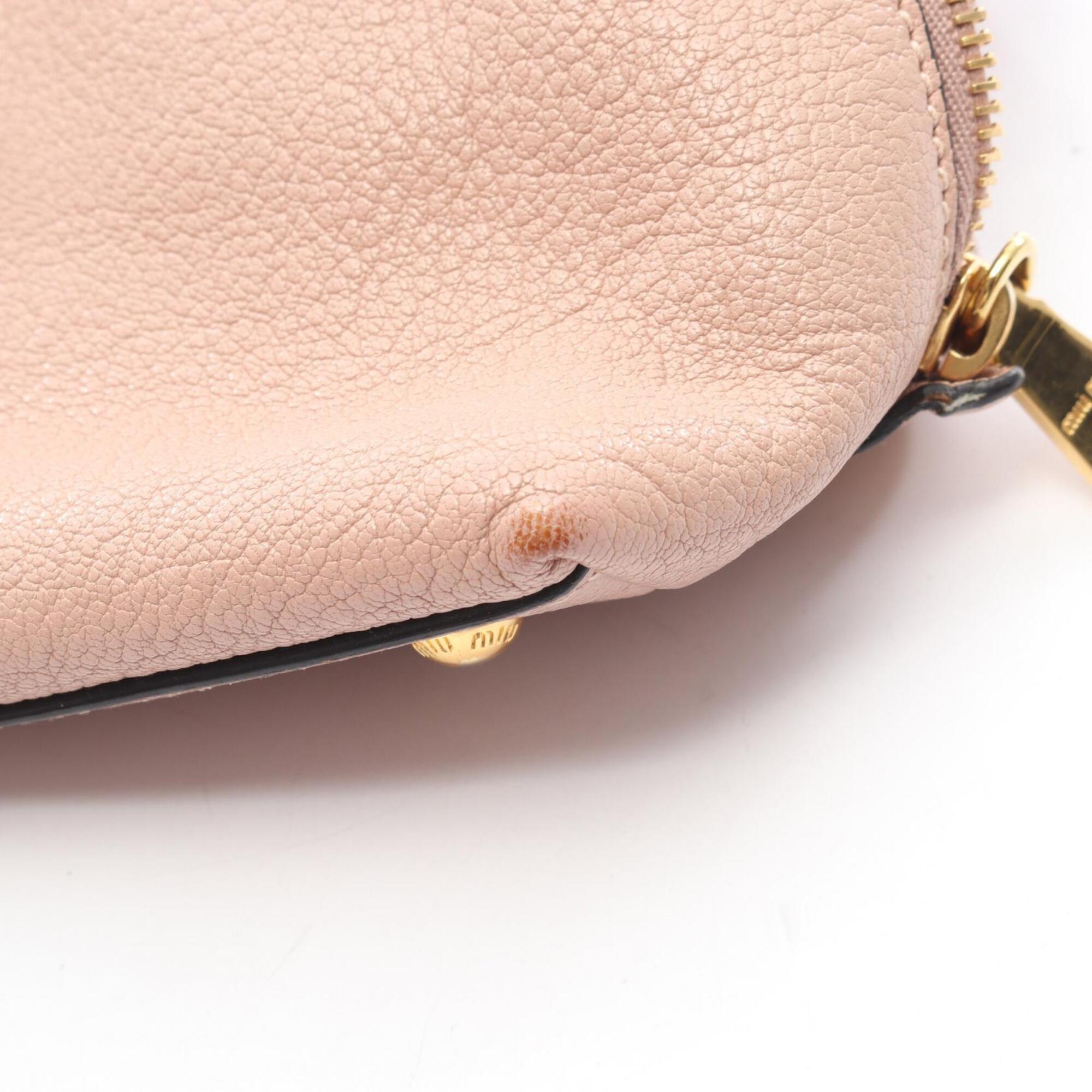 Miu Miu Pink Leather Handbag (Pre-Owned)