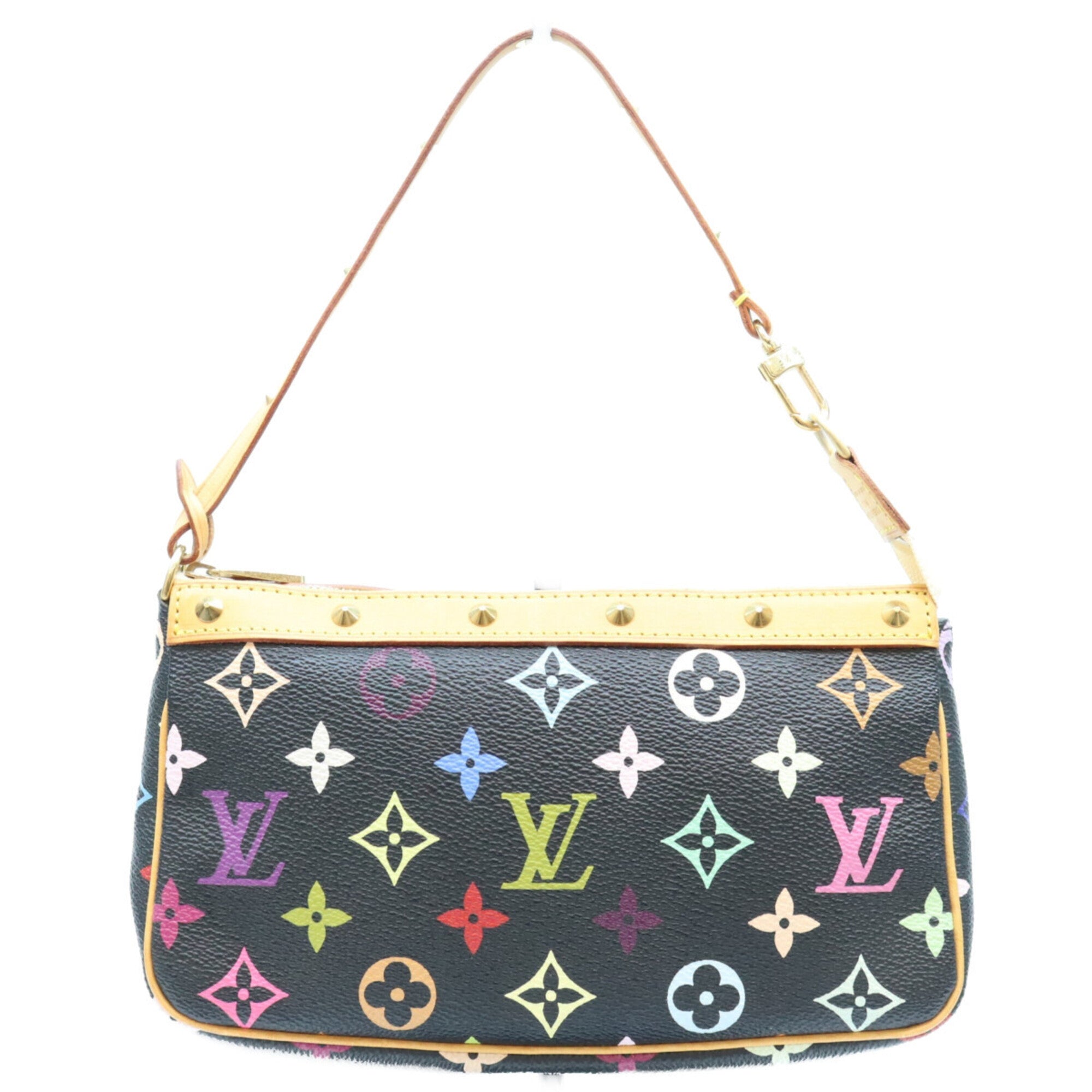 Louis Vuitton Multi-Color Monogram Multicolore Handbag Pochette (Pre-Owned)