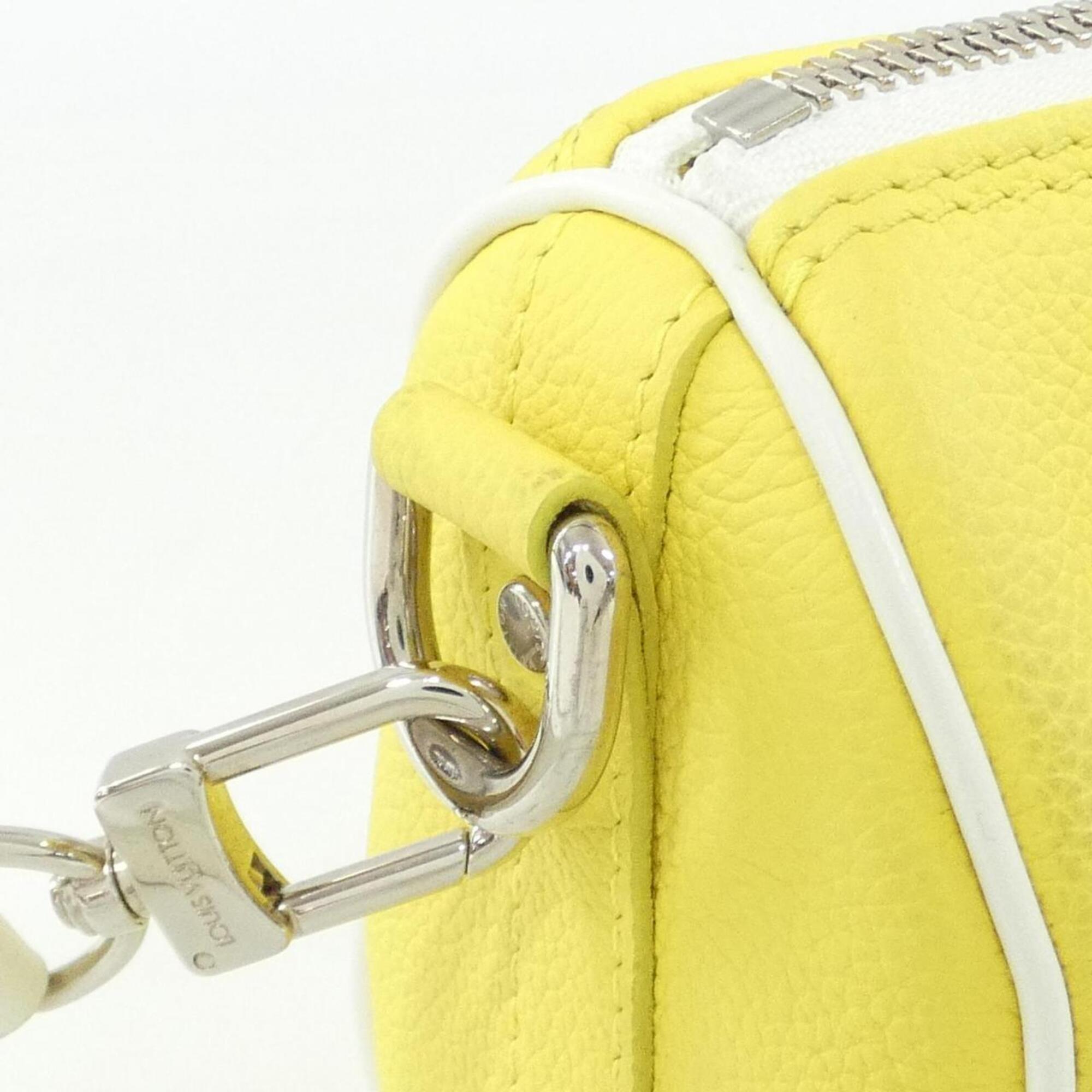 Louis Vuitton Jaune Leather Boston Bag (Pre-Owned)