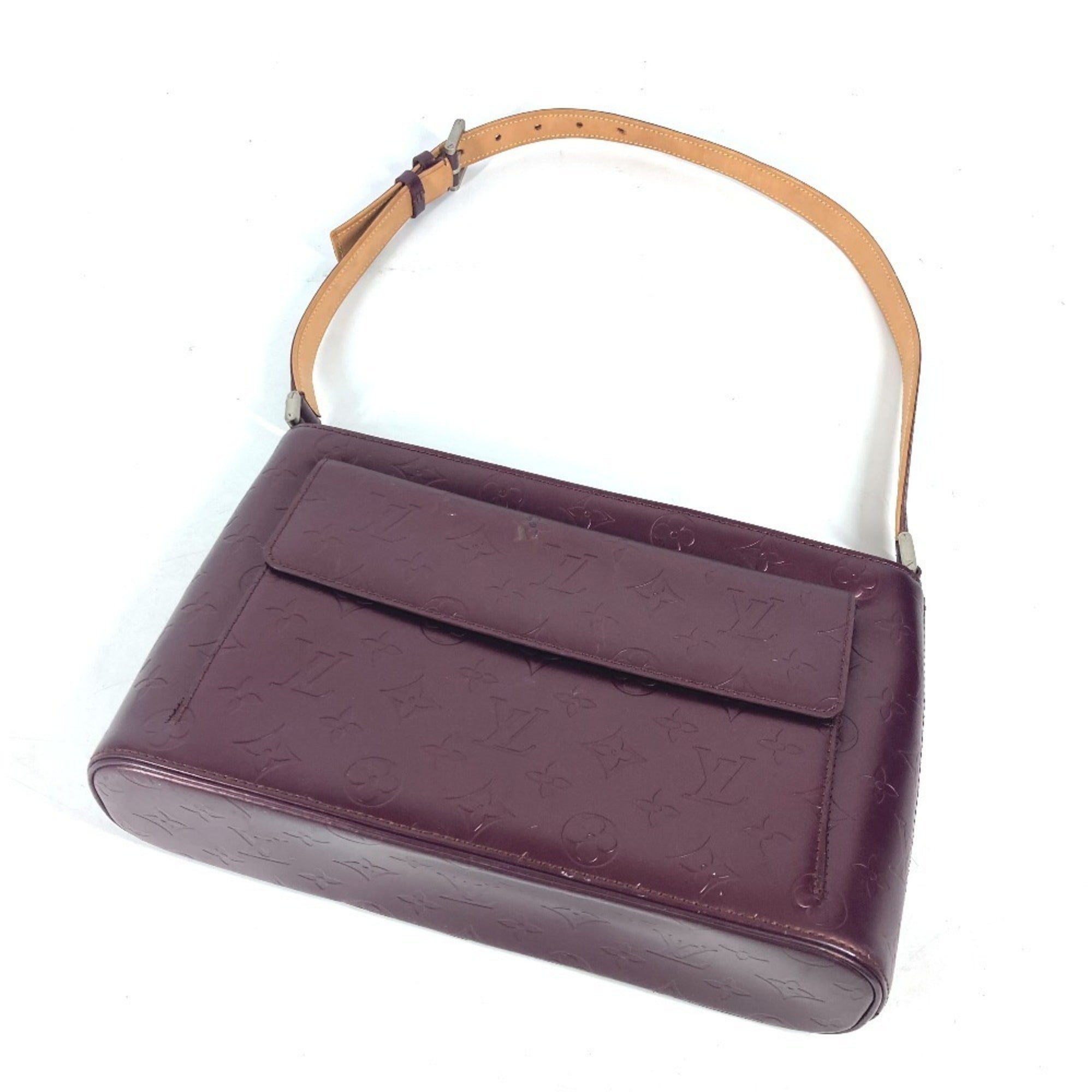 Louis Vuitton Purple Violet Monogram Mat Shoulder Bag (Pre-Owned)