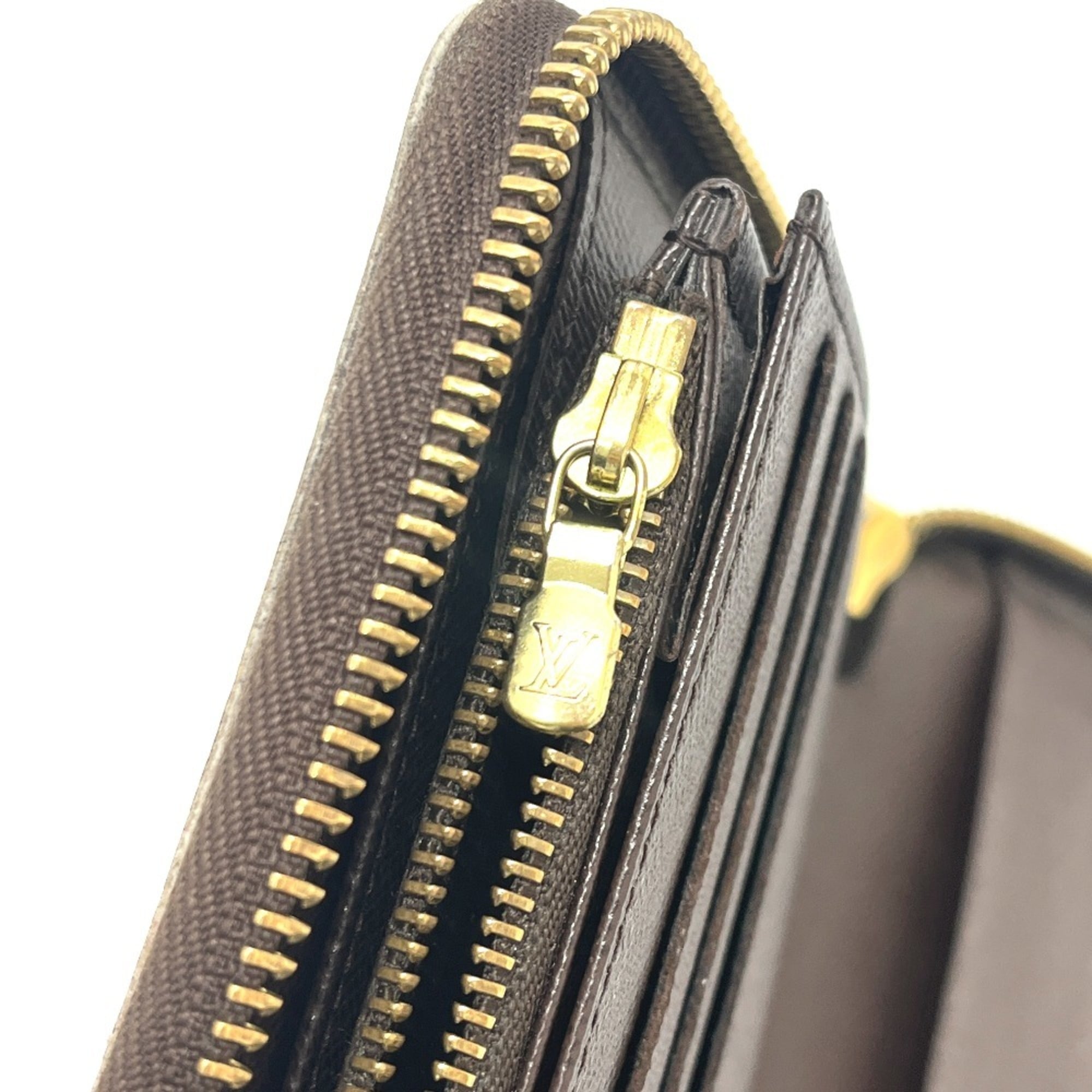 Louis Vuitton Brown Ebene Galle Damier Canvas Coin Purse/Coin Case (Pre-Owned)