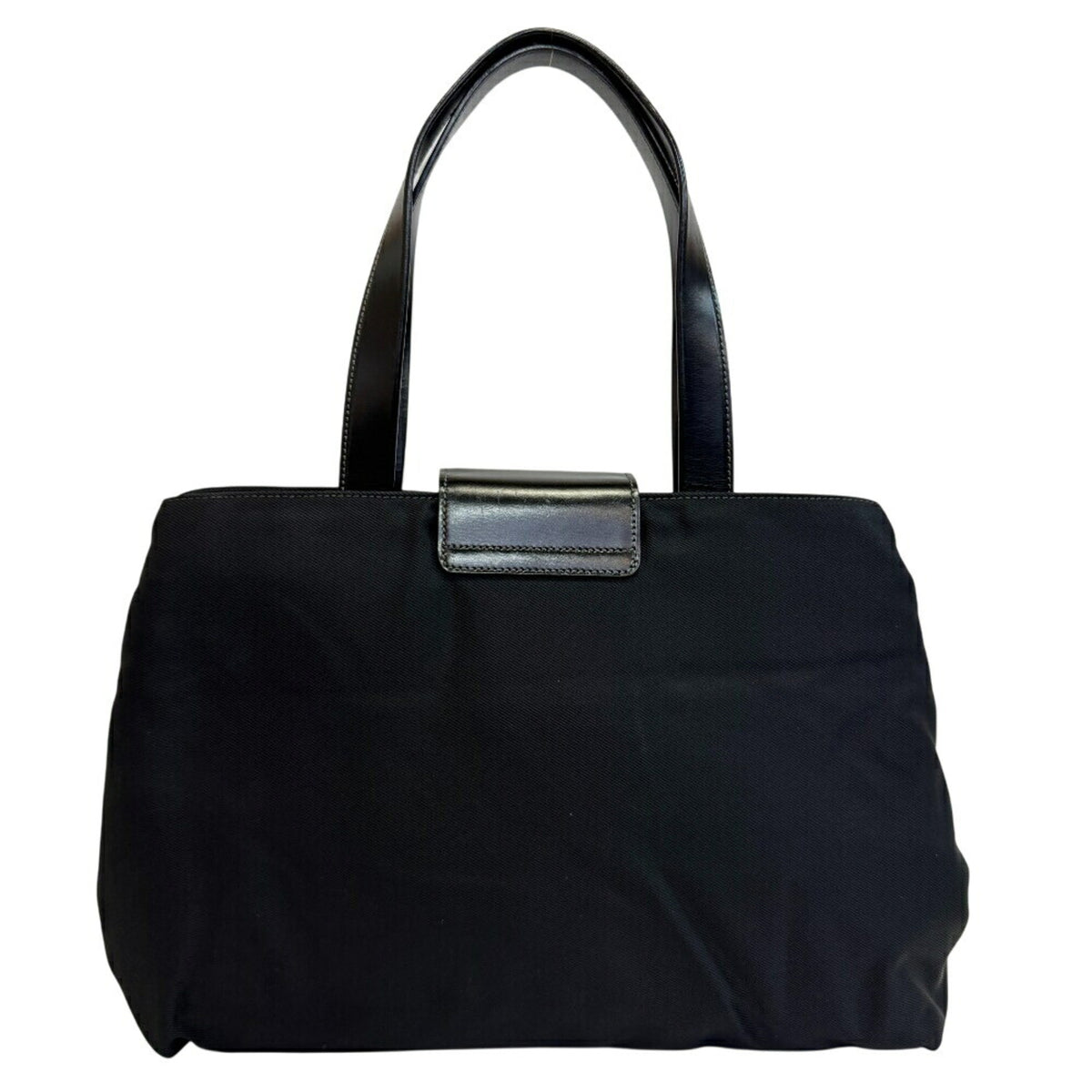 Bvlgari Black Canvas Tote Bag (Pre-Owned)