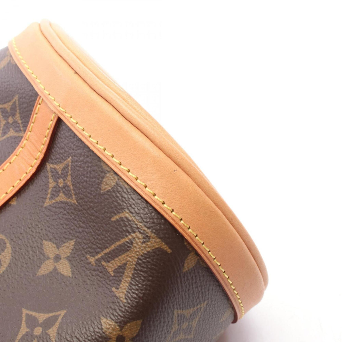 Louis Vuitton Brown Monogram Pvc Coated Canvas Leather Handbag (Pre-Owned)