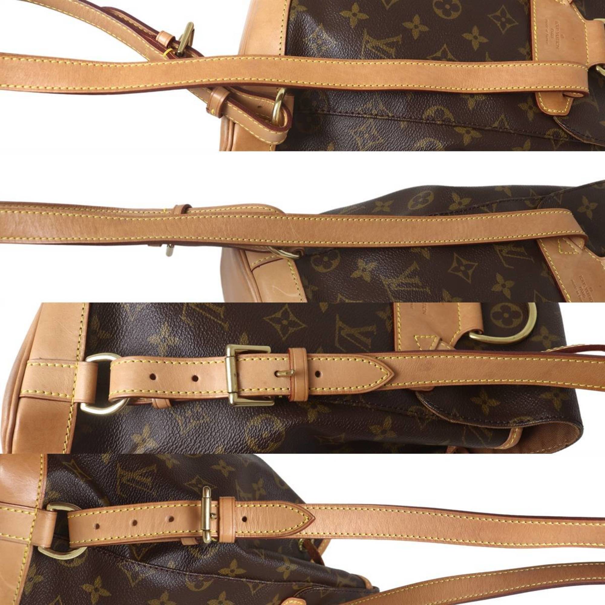 Louis Vuitton Monogram Leather Backpack (Pre-Owned)