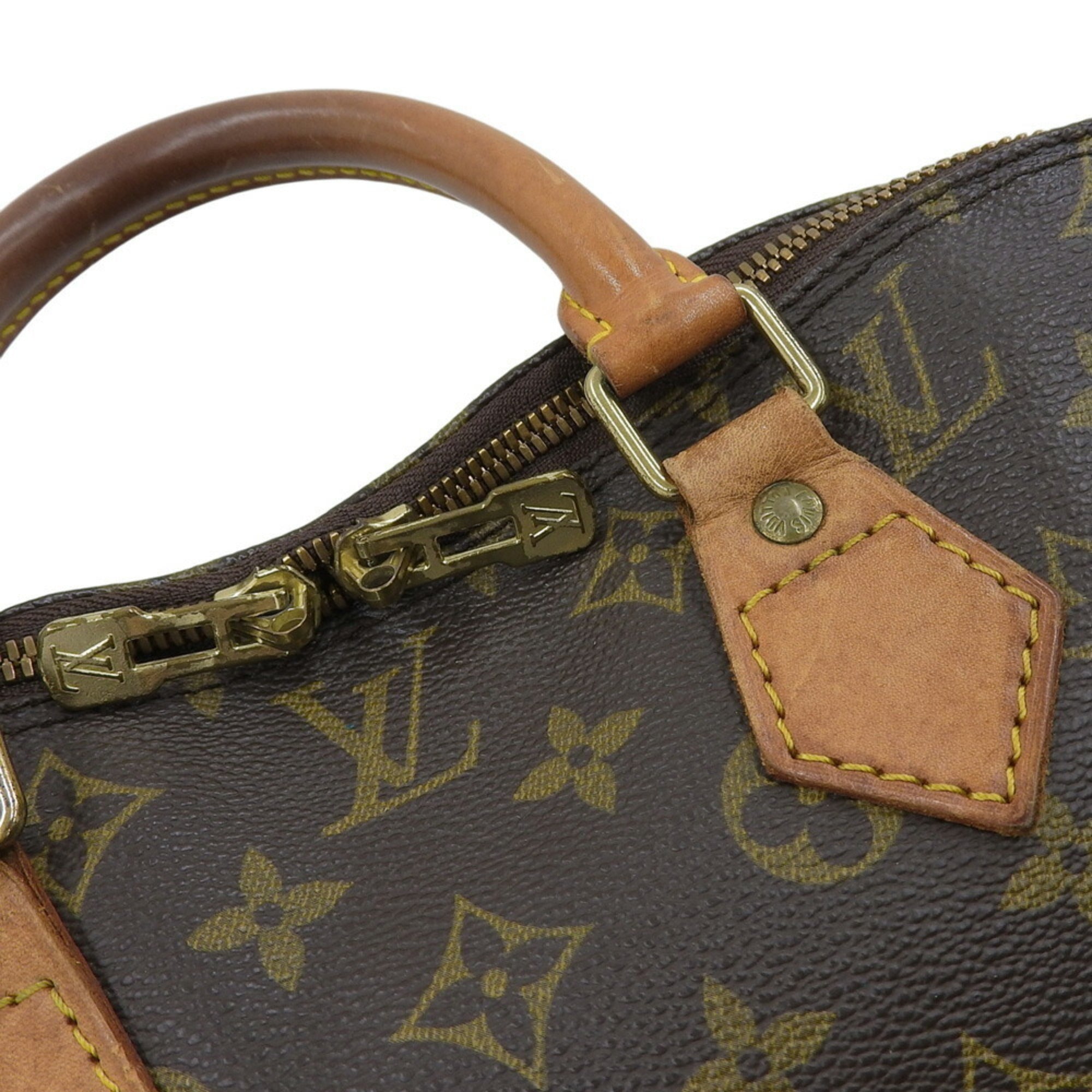 Louis Vuitton Brown Monogram Pvc Leather Handbag (Pre-Owned)
