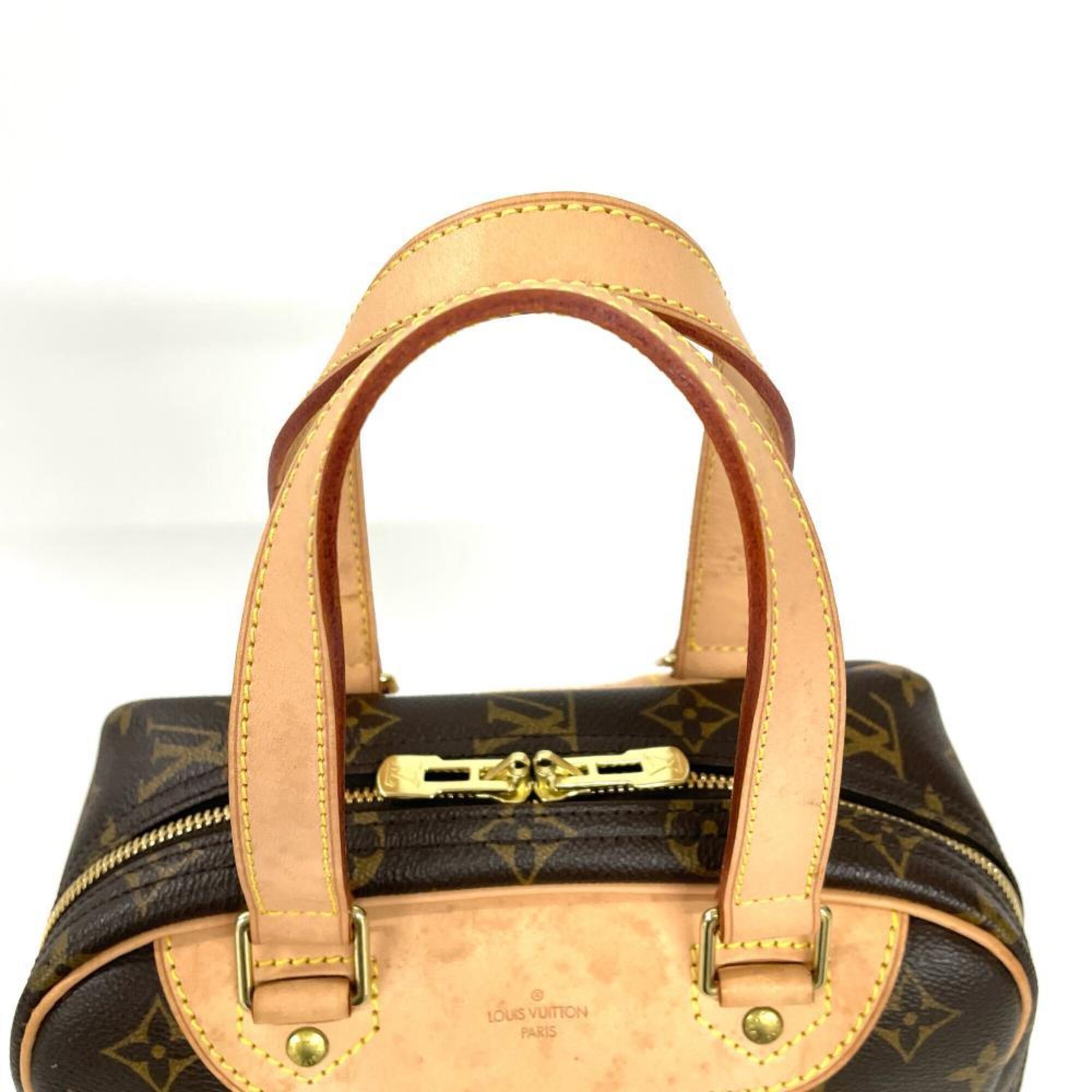 Louis Vuitton Brown Monogram Canvas Handbag (Pre-Owned)