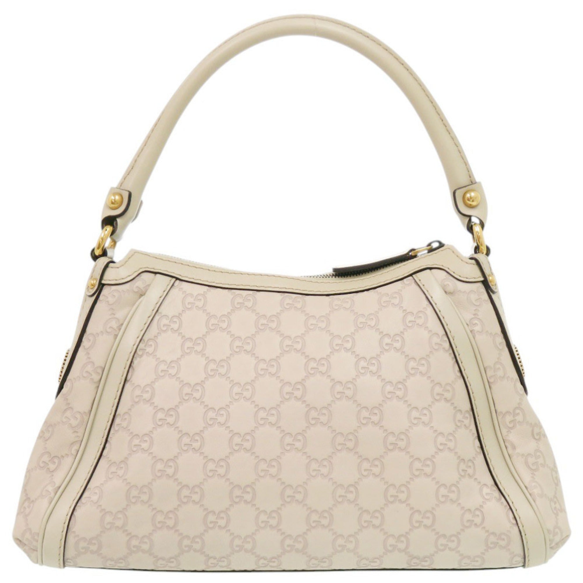 Gucci Ivory Leather Handbag (Pre-Owned)