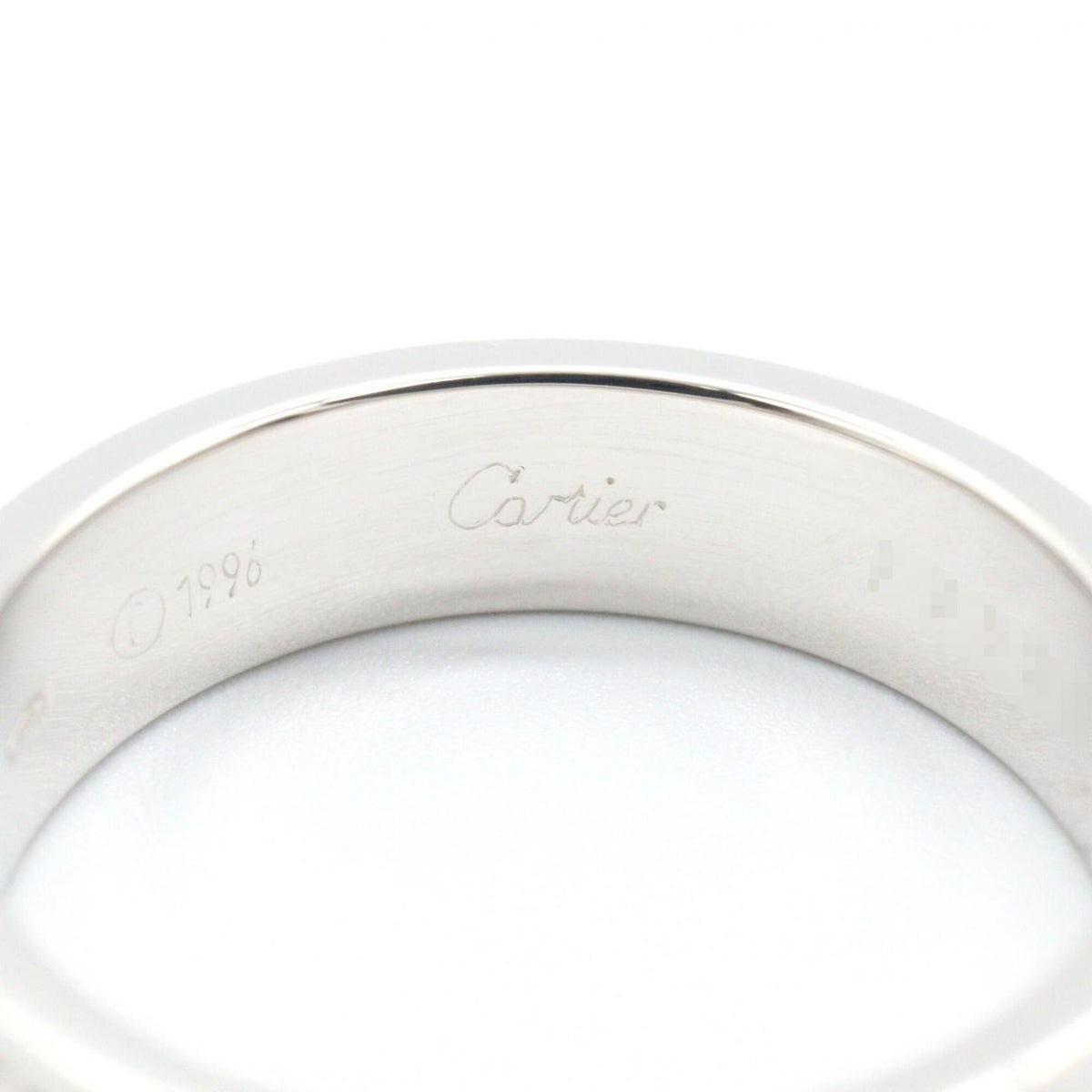 Cartier Silver White Gold (18K) Band Ring (Pre-Owned)
